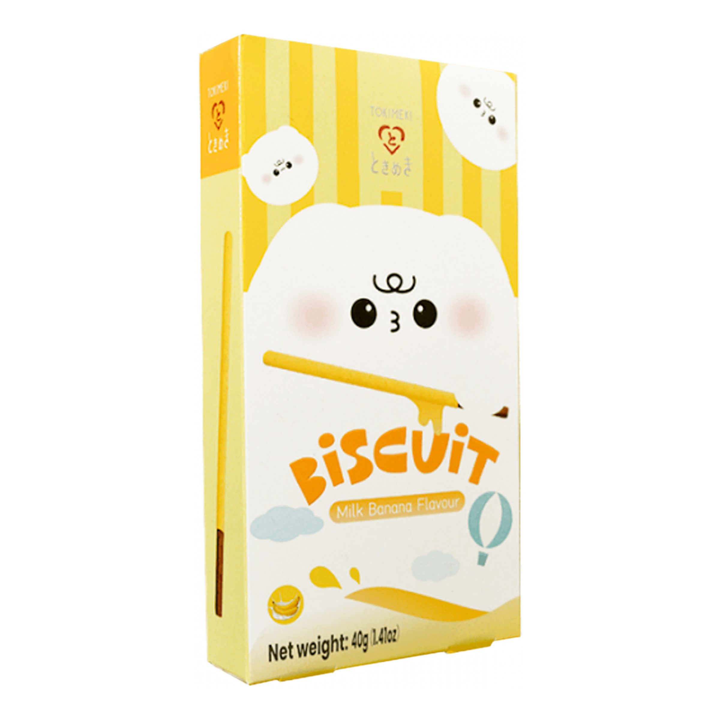 Tokimeki Biscuit Stick Milk Banana - 40 gram