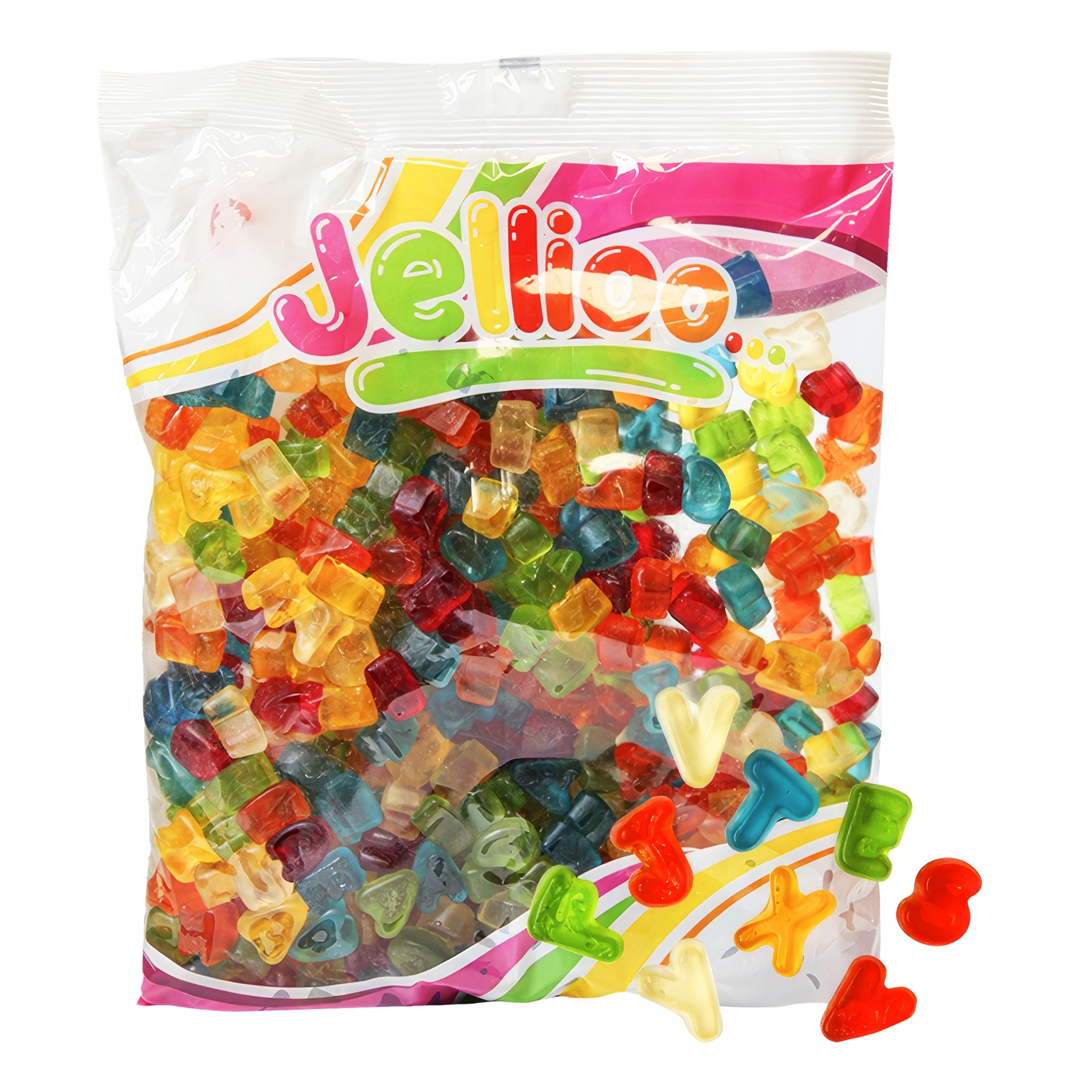 Jellioo Alfabet Økonomipakke    - 1 kg