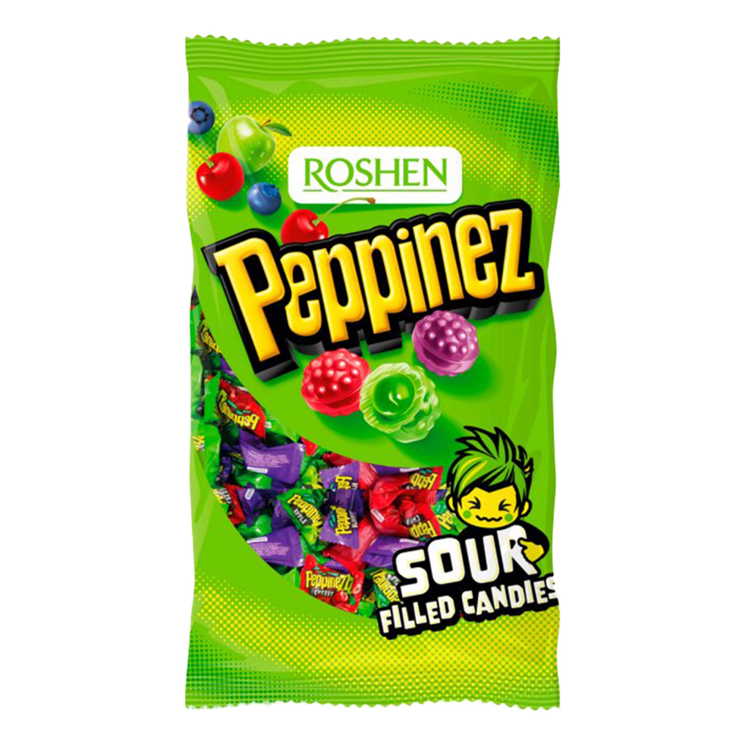 Peppinezzz Sour Filled Candies Økonomipakke - 900 gram