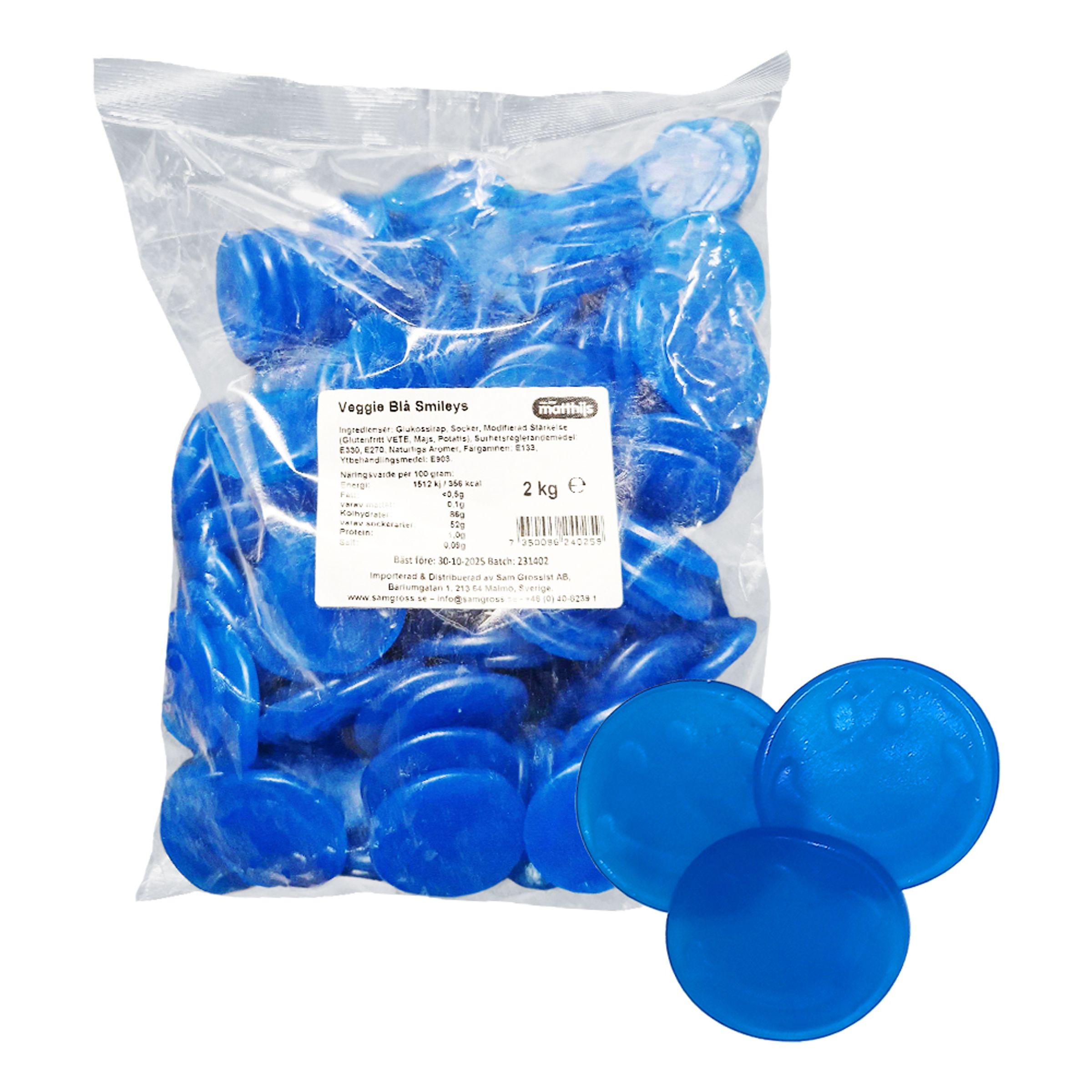 Blue Smileys Økonomipakke  - 2 kg