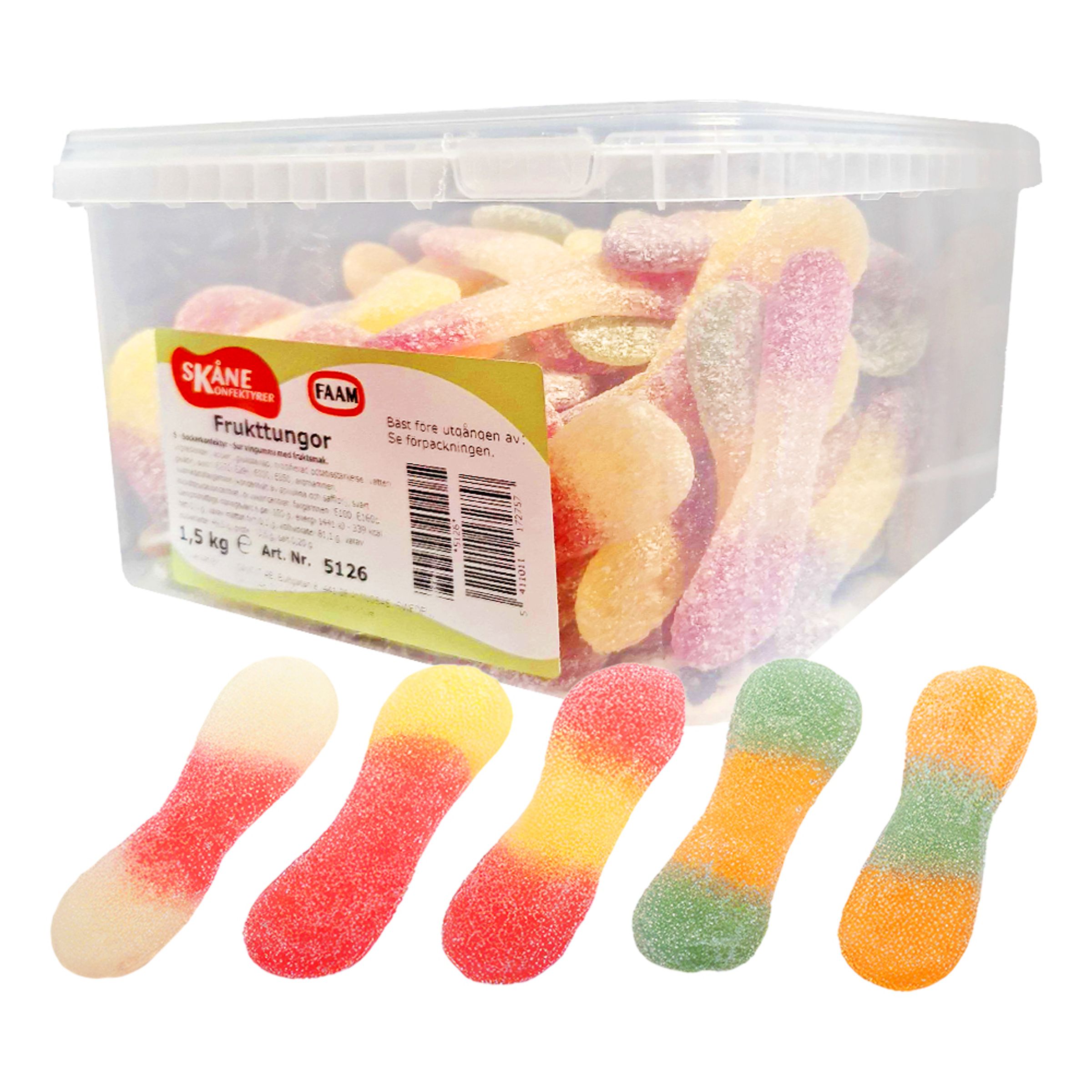Frugttunger Økonomipakke  - 1,5 kg