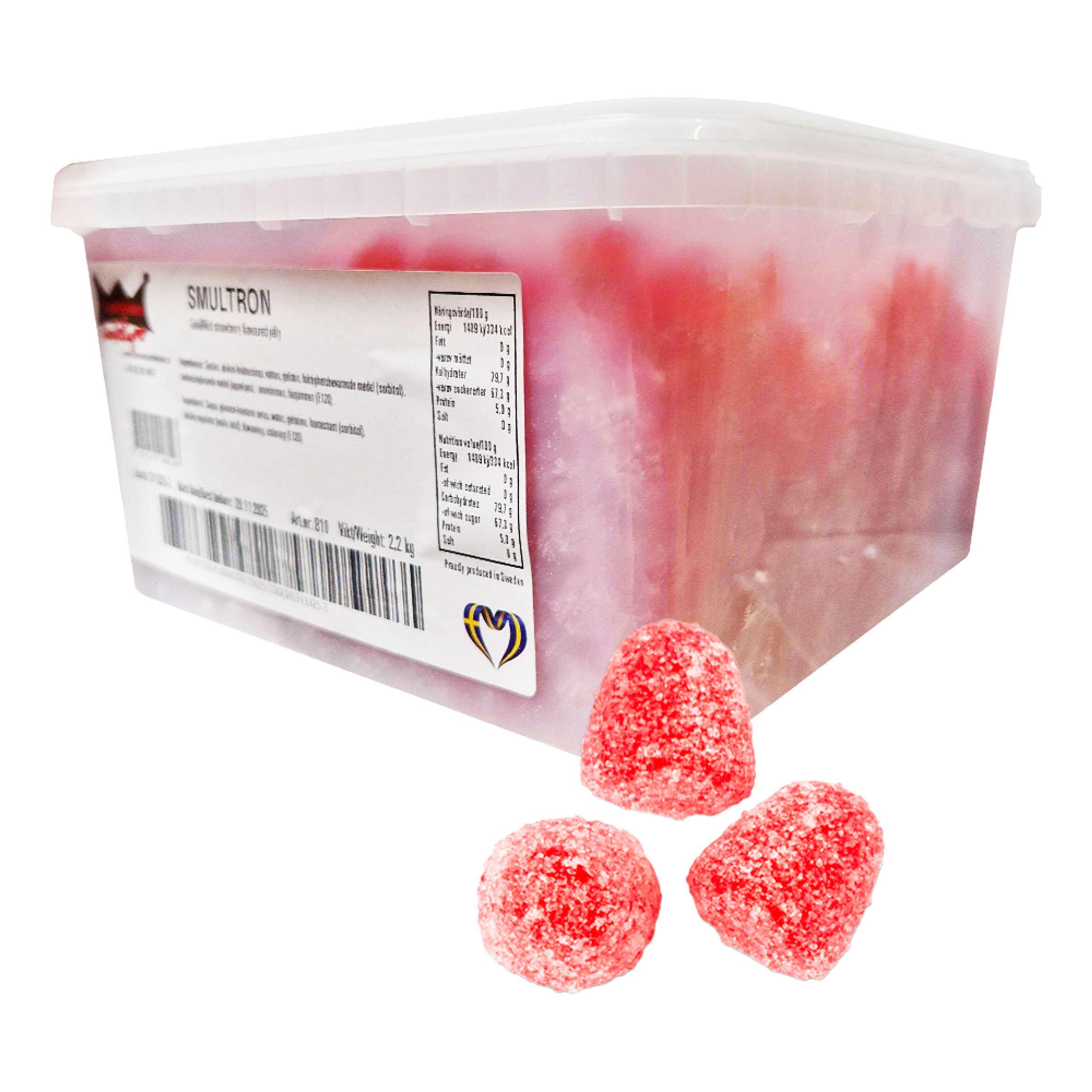 Små Jordbær Økonomipakke - 2,2 kg