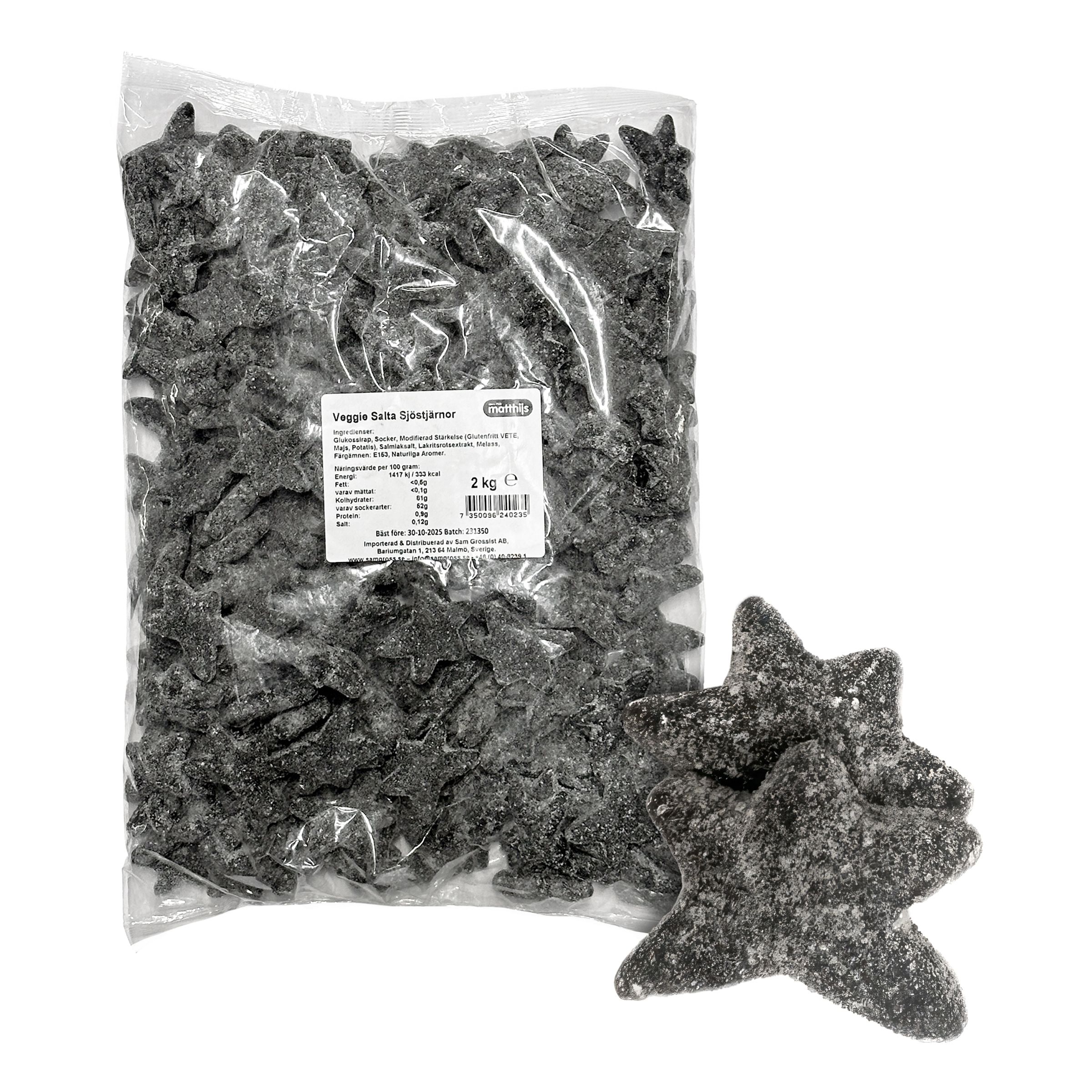 Salte Søstjerner Økonomipakke - 2 kg