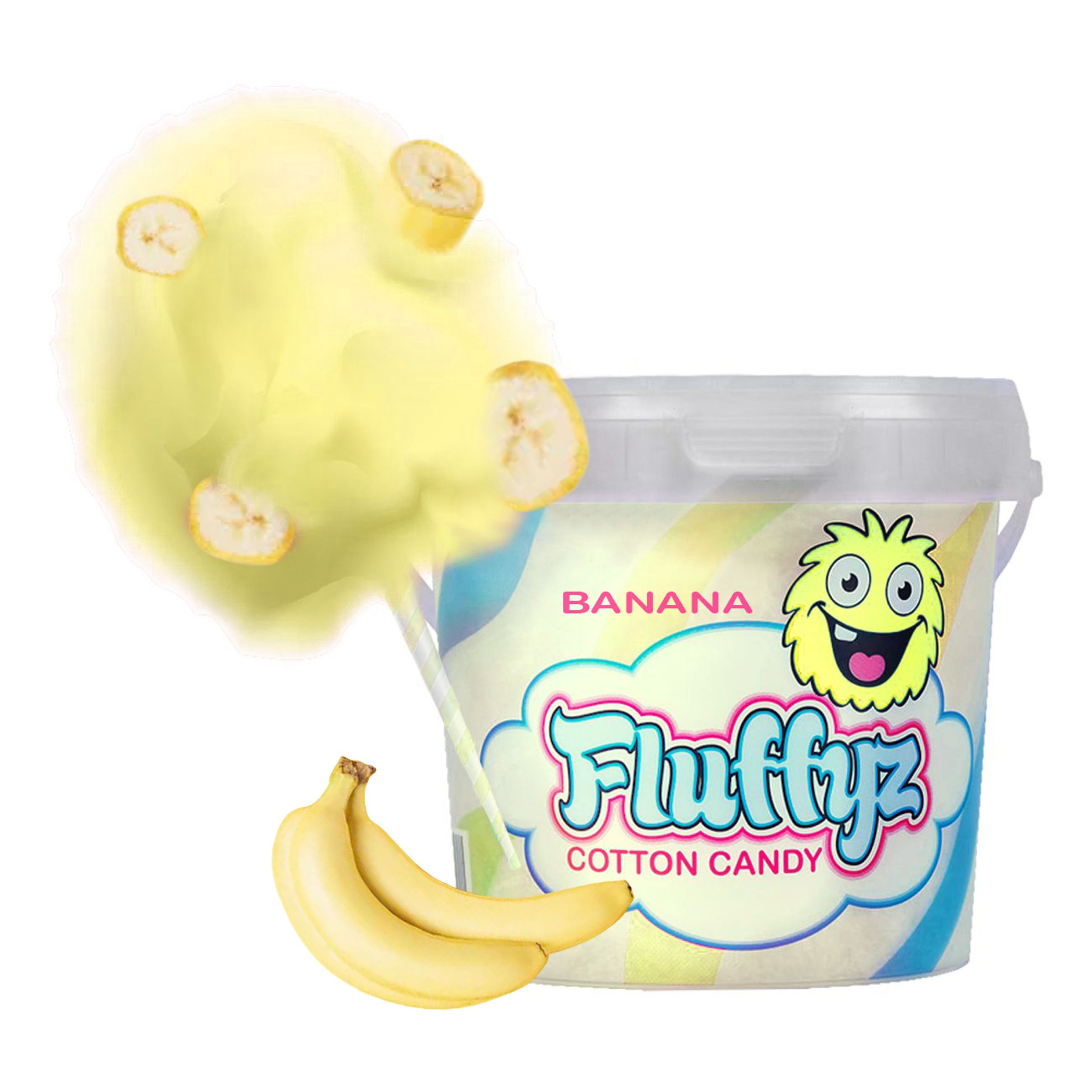 Fluffyz Candyfloss - Banan