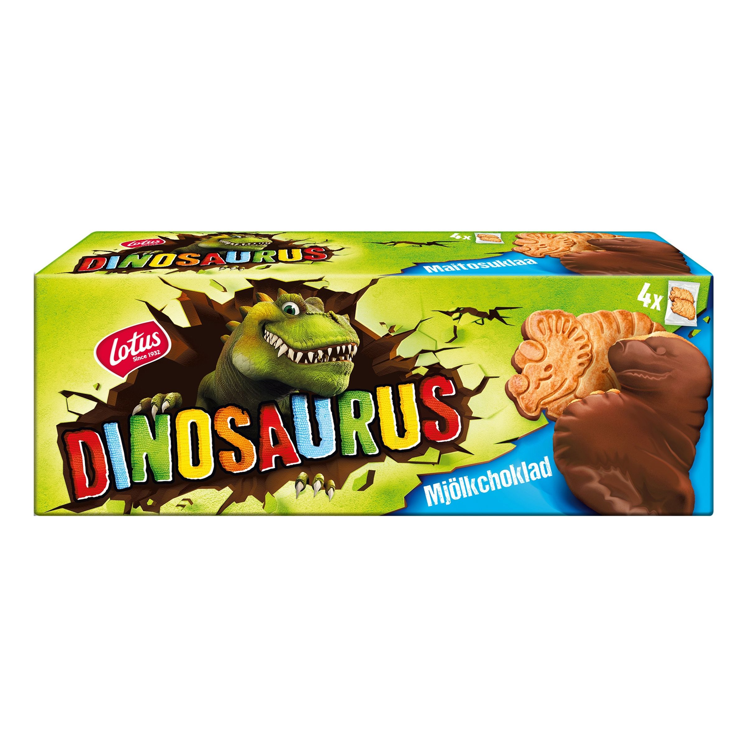 Dinosaurus Chokoladekiks - 150 gram