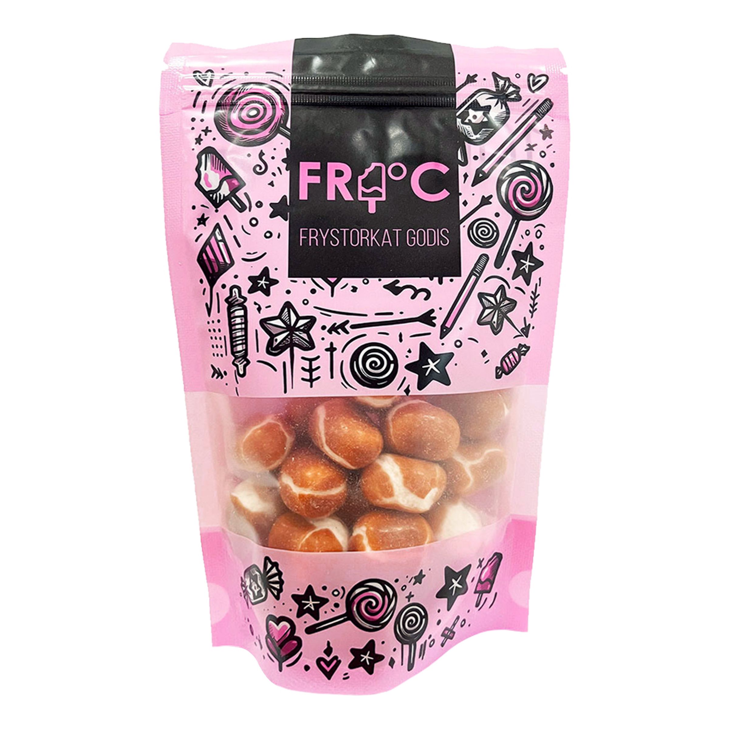 Fryc Frysetørret Slik Kastanjer Cola - 120 gram