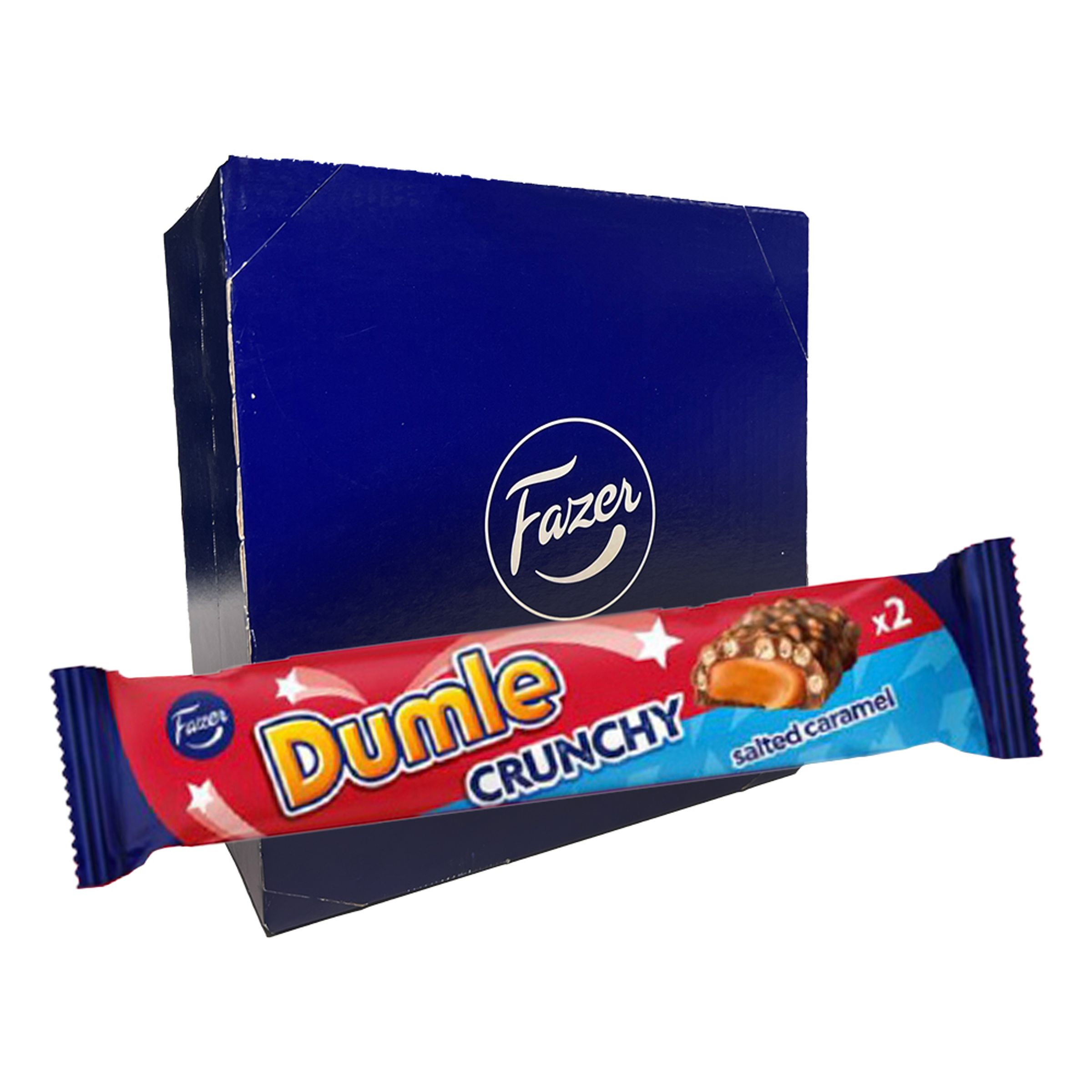 Dumle Crunchy Salted Caramel Dobbelt Økonomipakke  - 20-pak