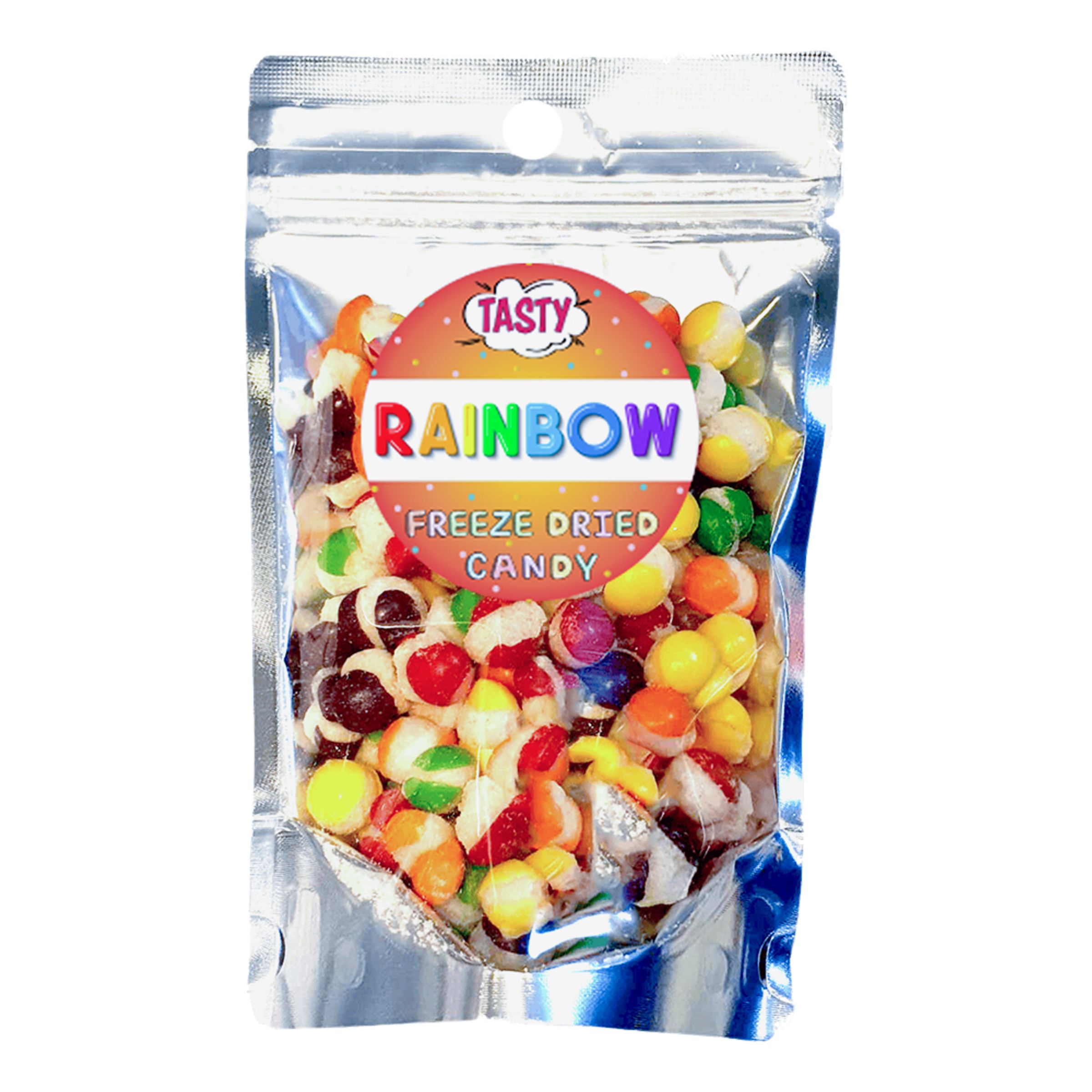 Frysetørrede Regnbueperler - 120 gram