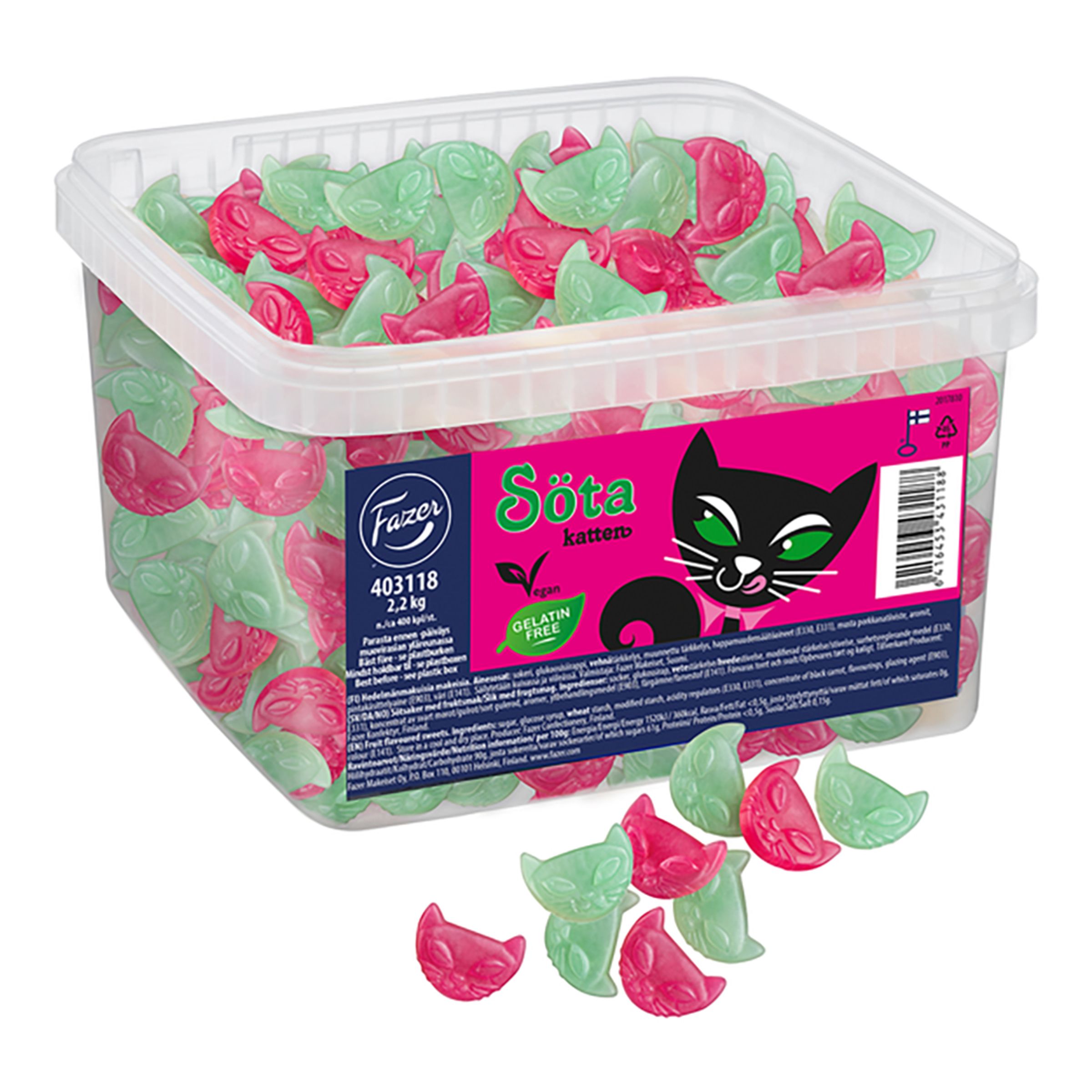 Söta Katten i Æske - 2,2 kg