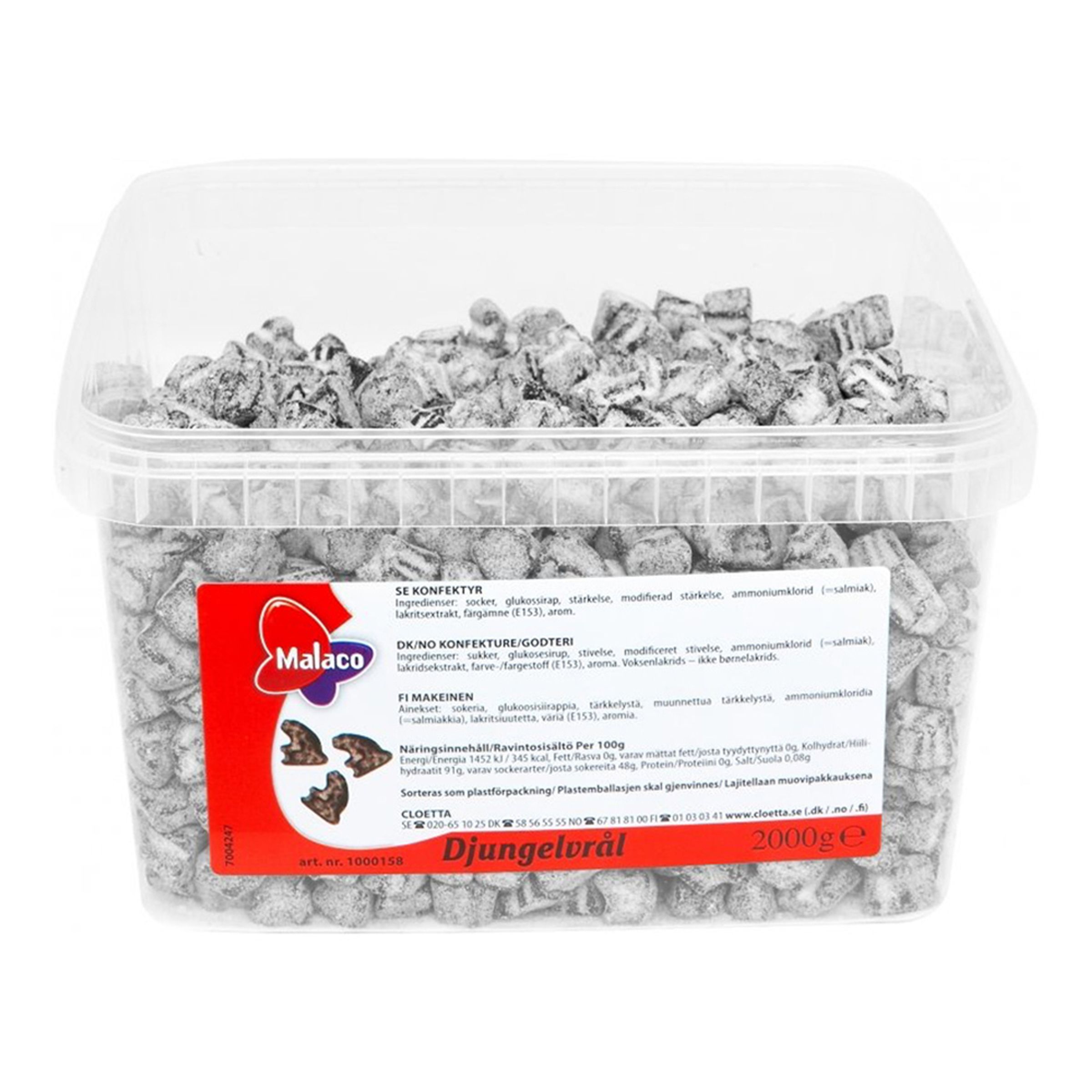 Djungelvrål i æske - 2 kg