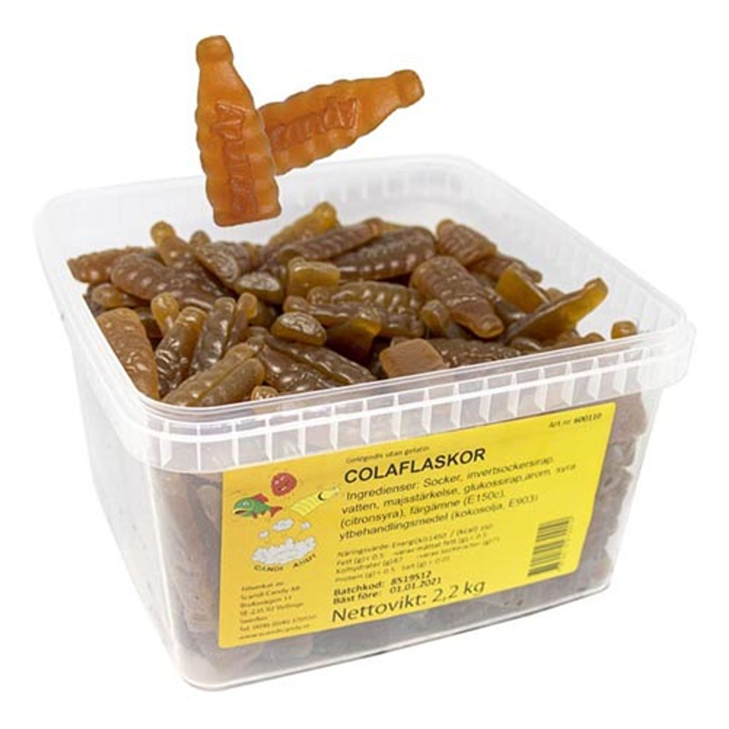 Colaflasker Løsvægt Bøtte - 2,2 kg