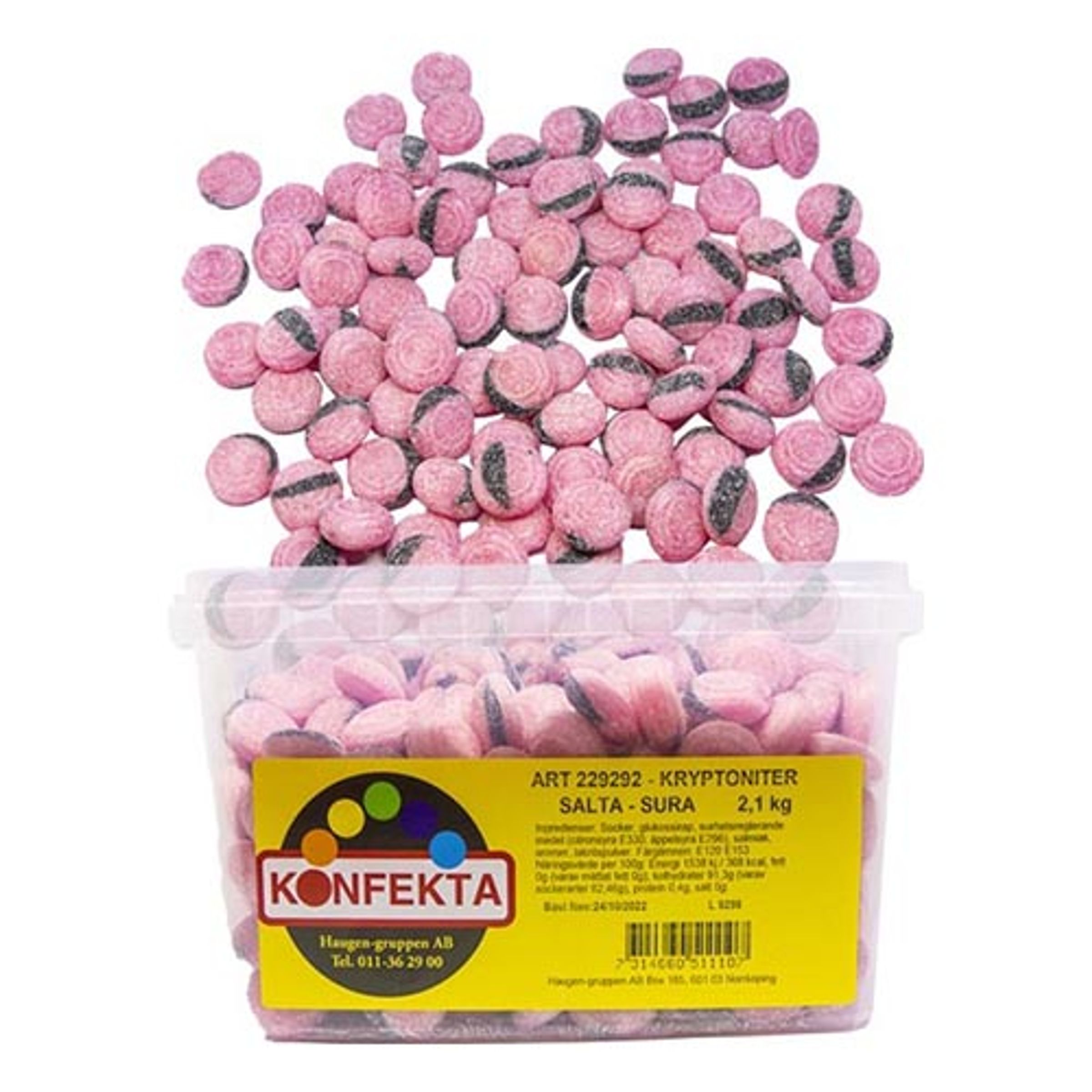 Kryptonitter Løsvægt i Kasse - 2,1 kg