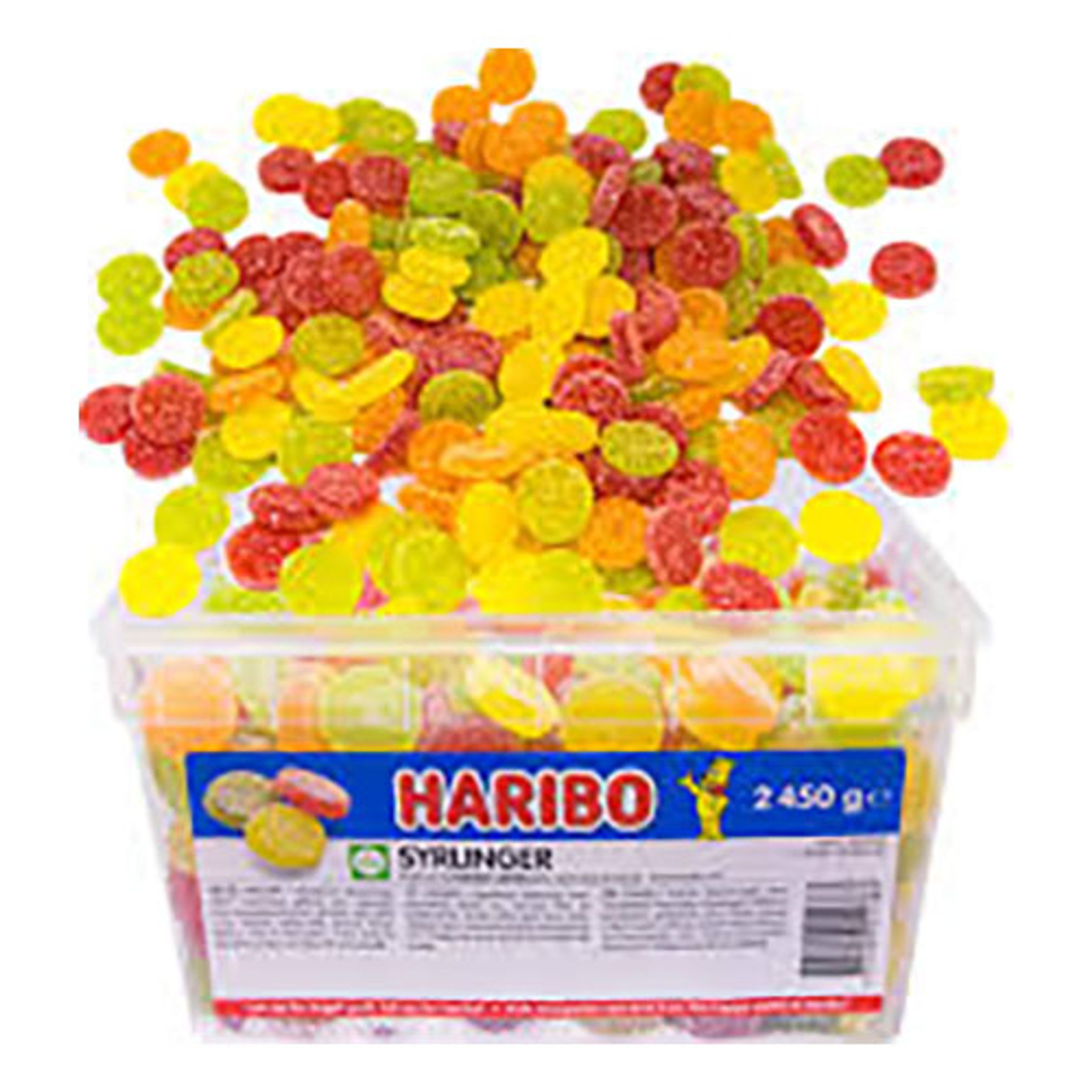 Syrlinger Løsvægt i Plastbøtte - 2,45 kg
