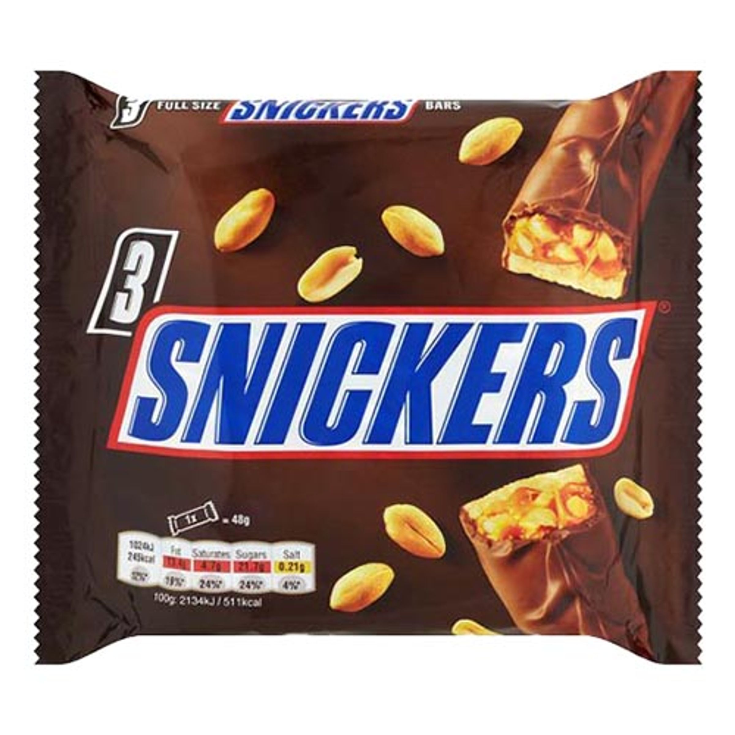 Snickers 3-pak - 150 gram
