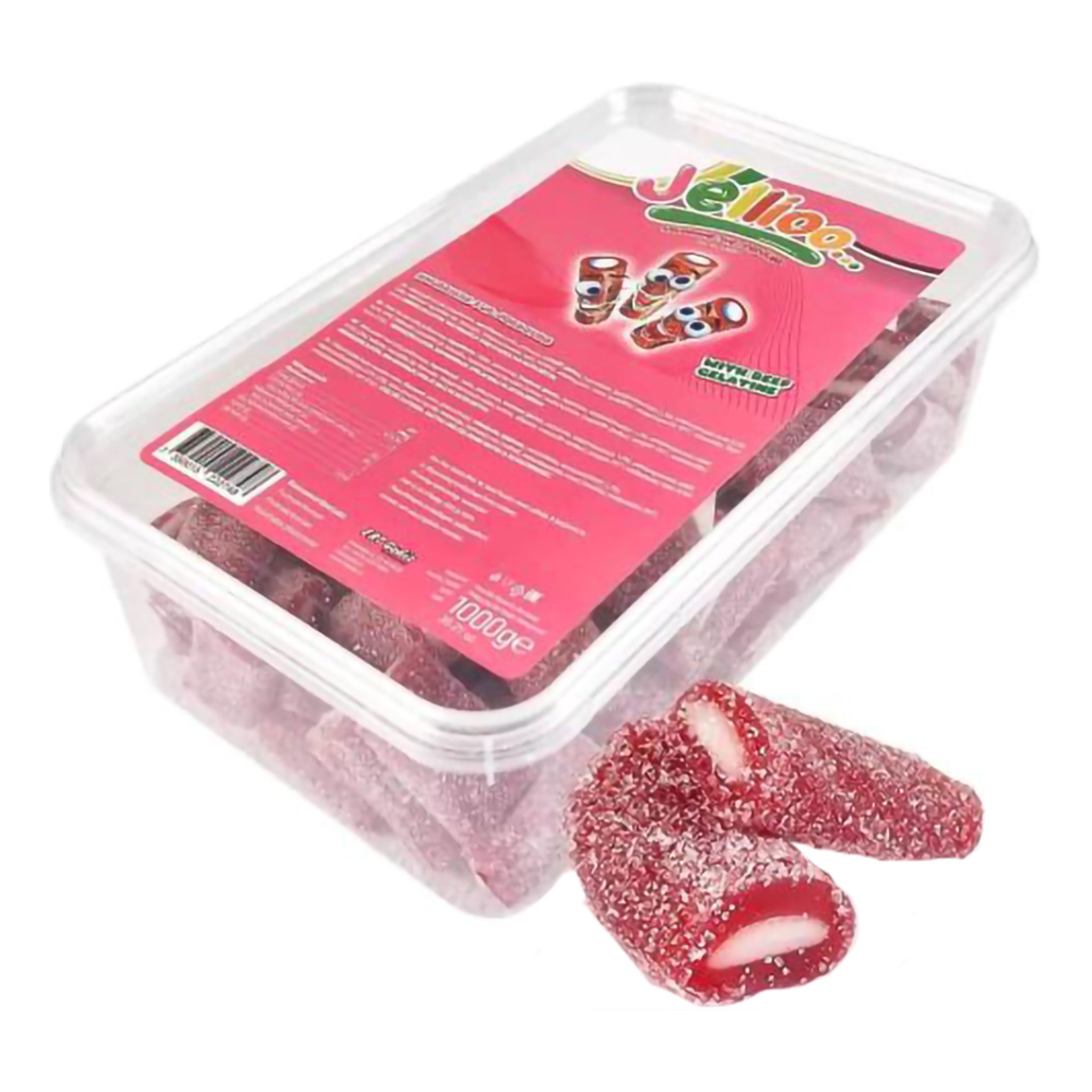 Knubbisar Sur Jordbær Stor pakke - 1 kg