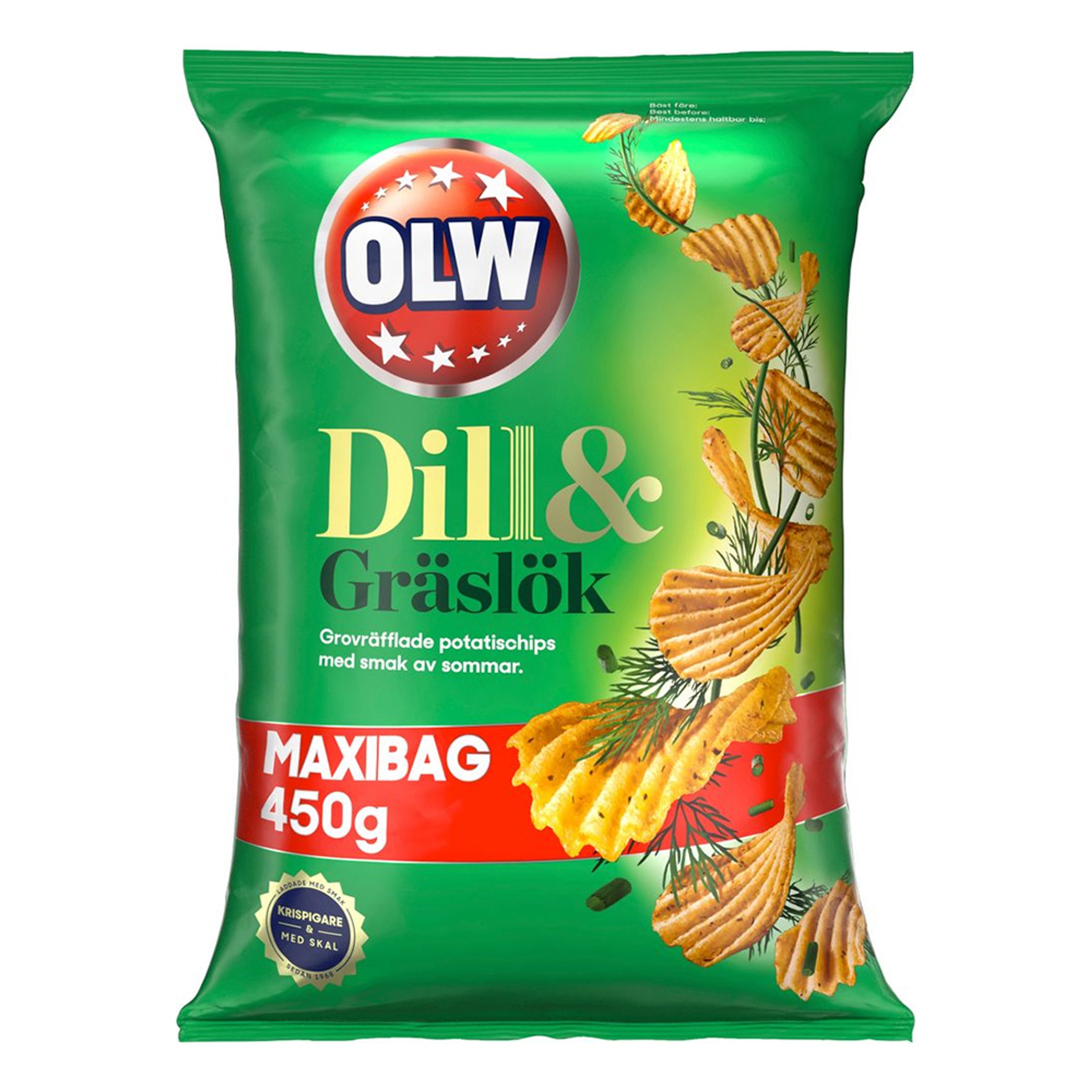 OLW Maxibag Dild & Purløg - 450 gram