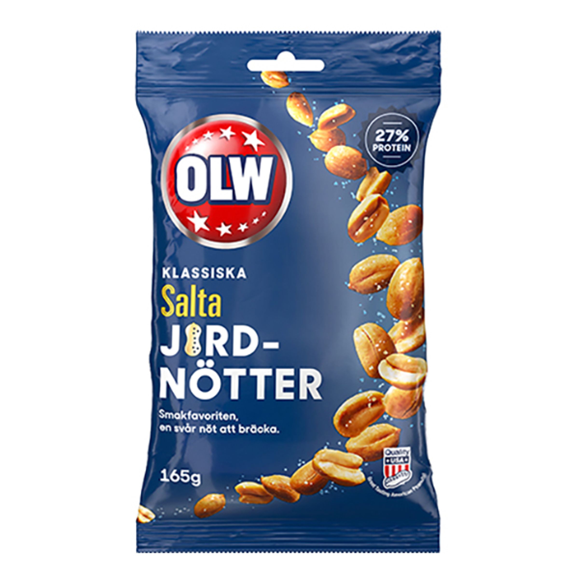 OLW Salte Jordnødder - 165 gram