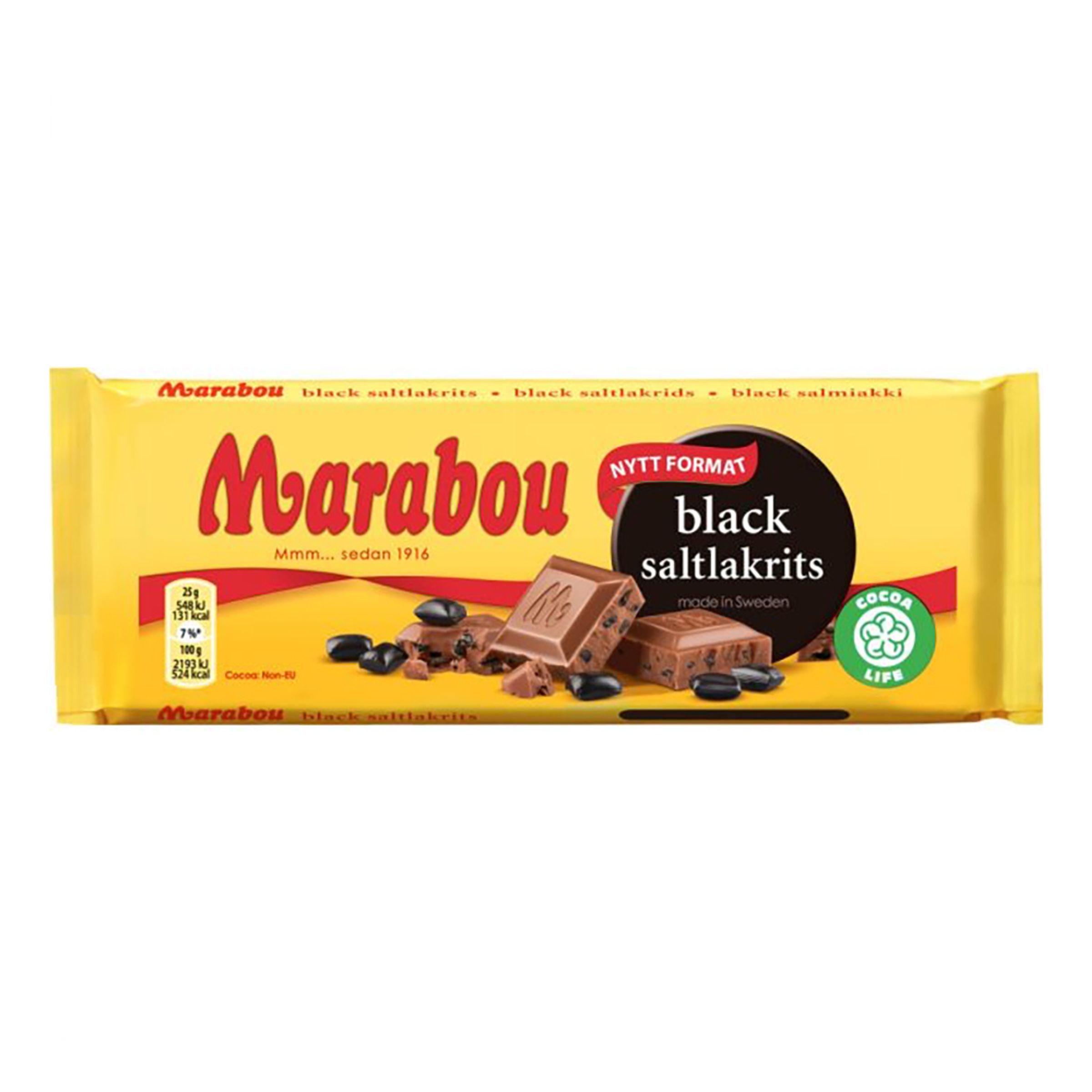 Marabou Black Saltlakrids - 100 gram