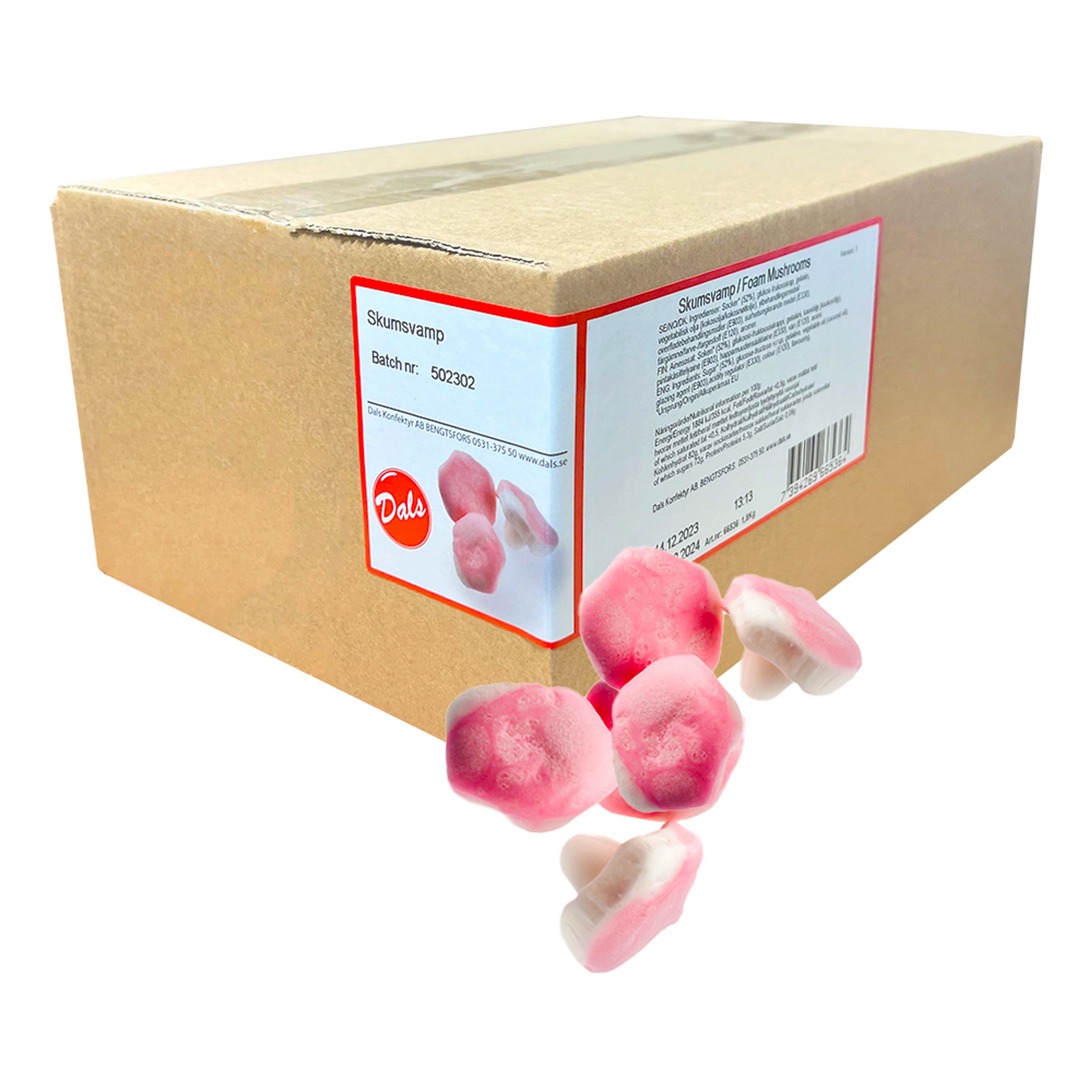 Frugtsvampe Storpak - 1,8 kg