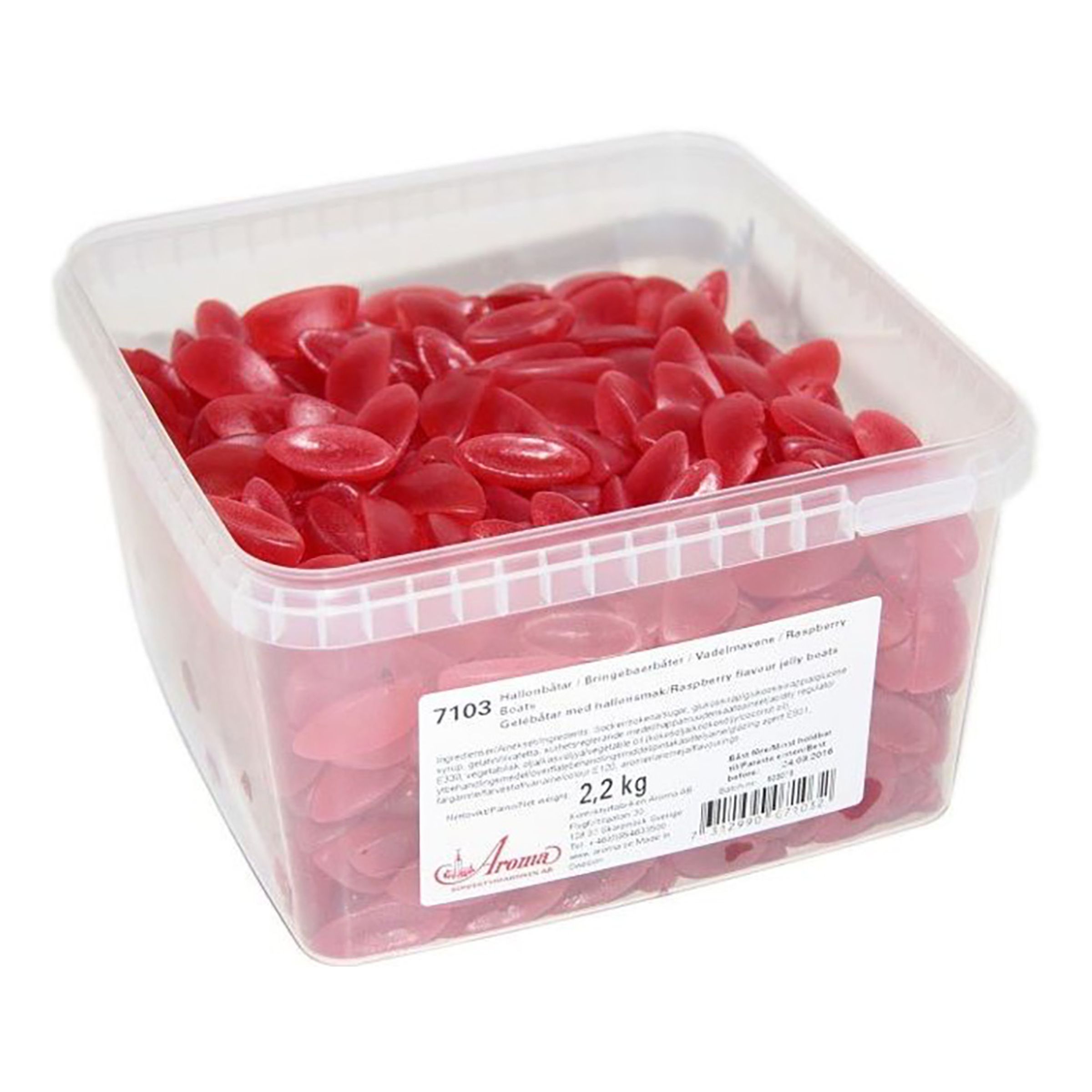 Aroma Hindbærbåde Økonomipakke - 4 kg