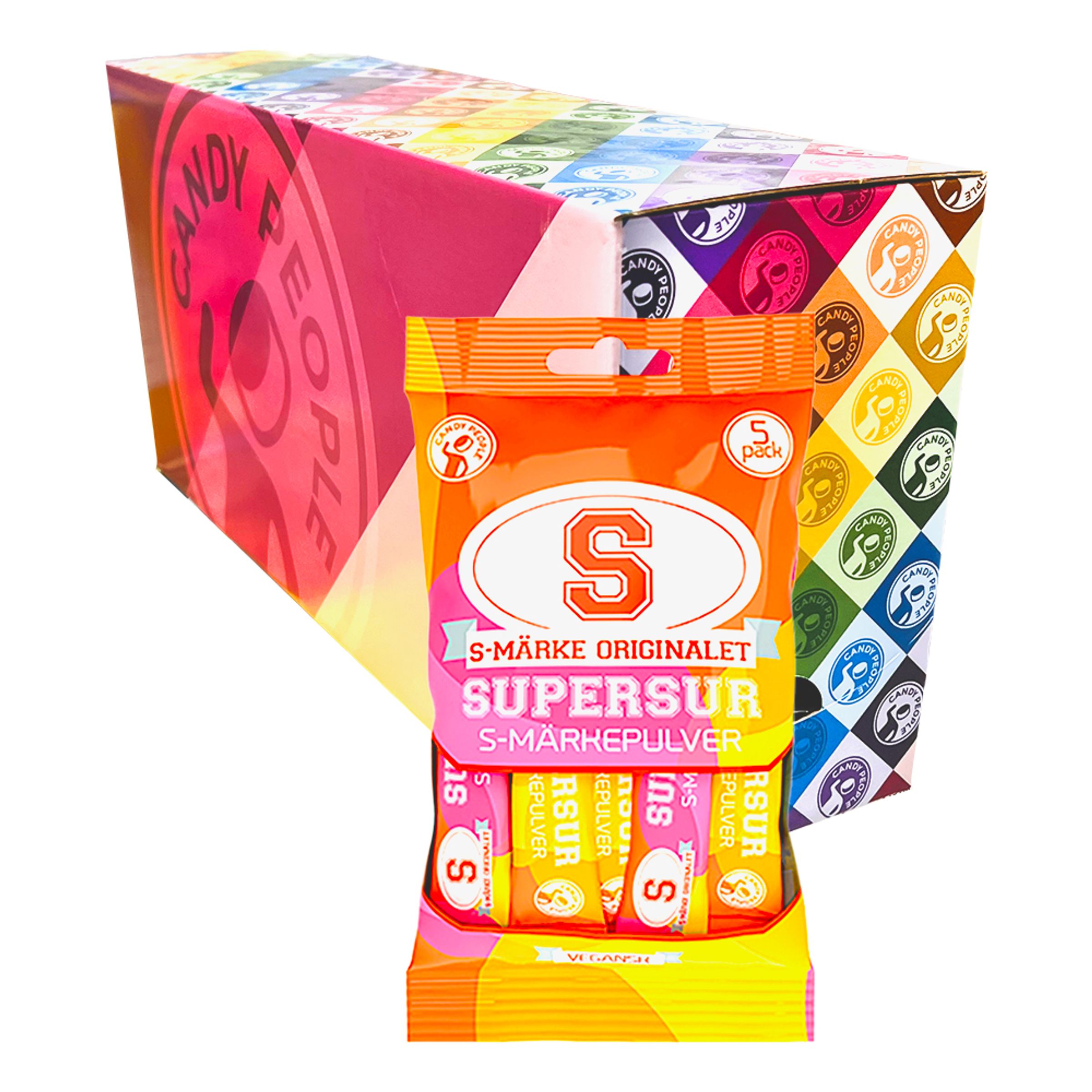 S-Mærkepulver Supersur Storpak - 20-pak