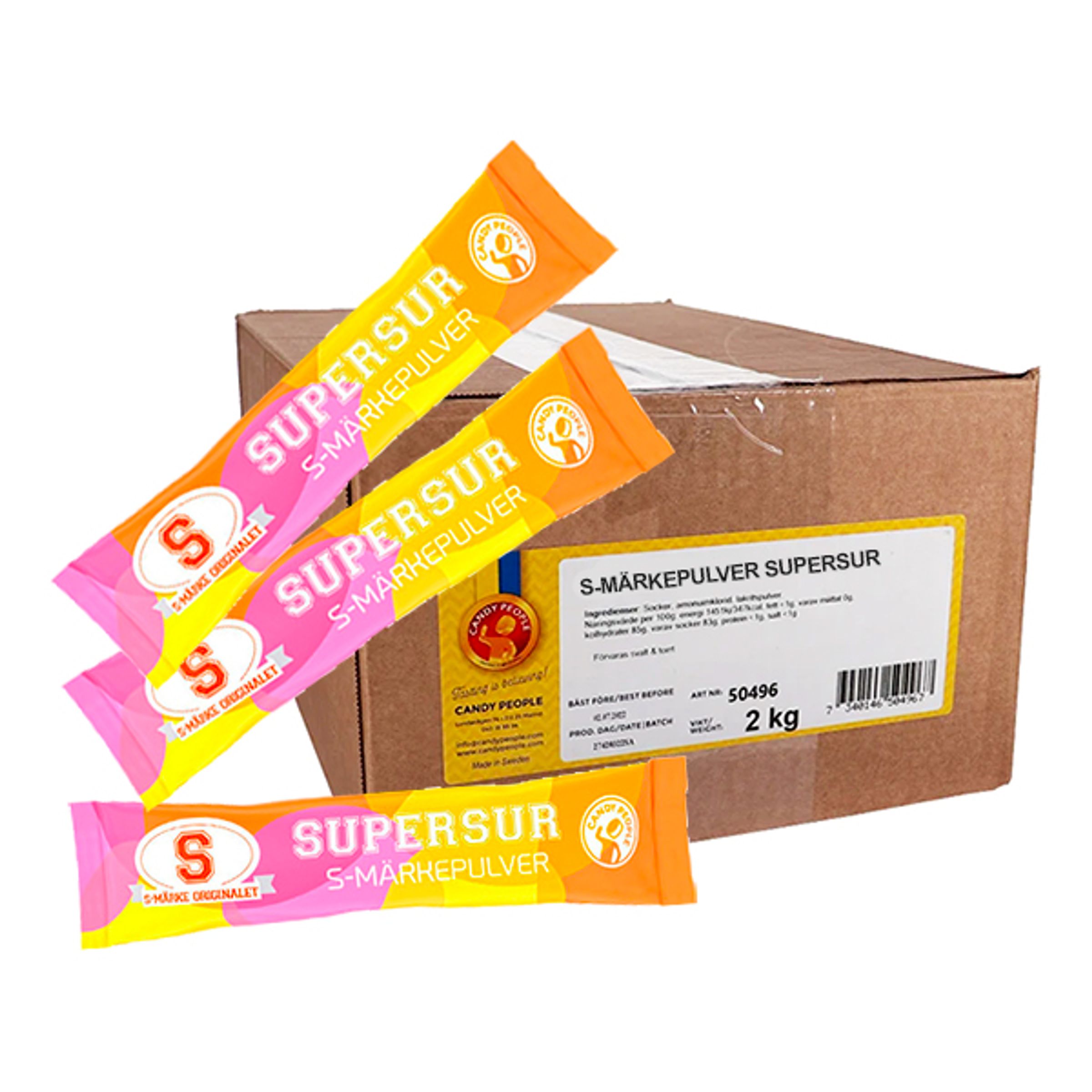 S-Mærkepulver Supersur Storpak - 2 kg
