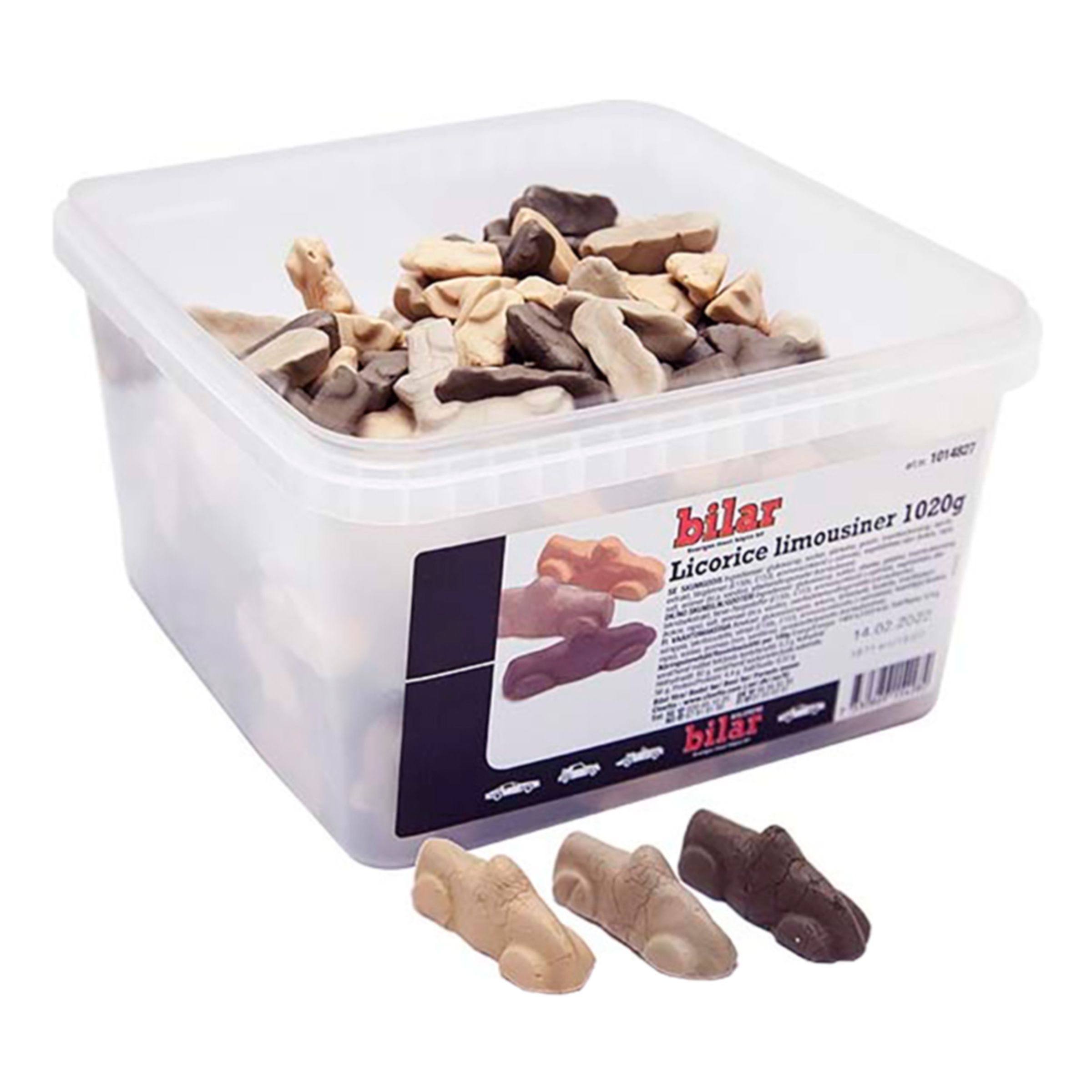 Bilar Lakridslimousiner Økonomipakke - 1 kg