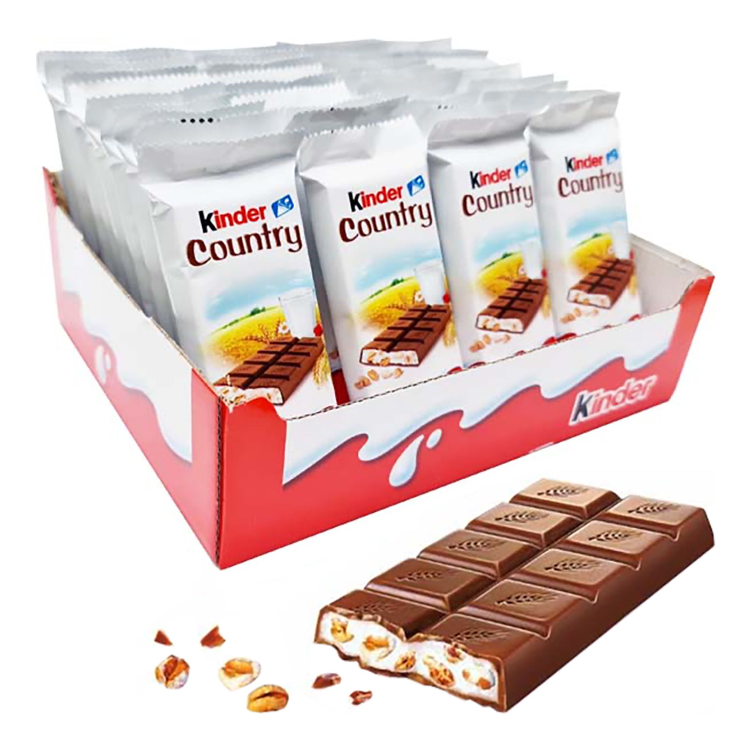 Kinder Country Chokolade Storpak - 40-stk