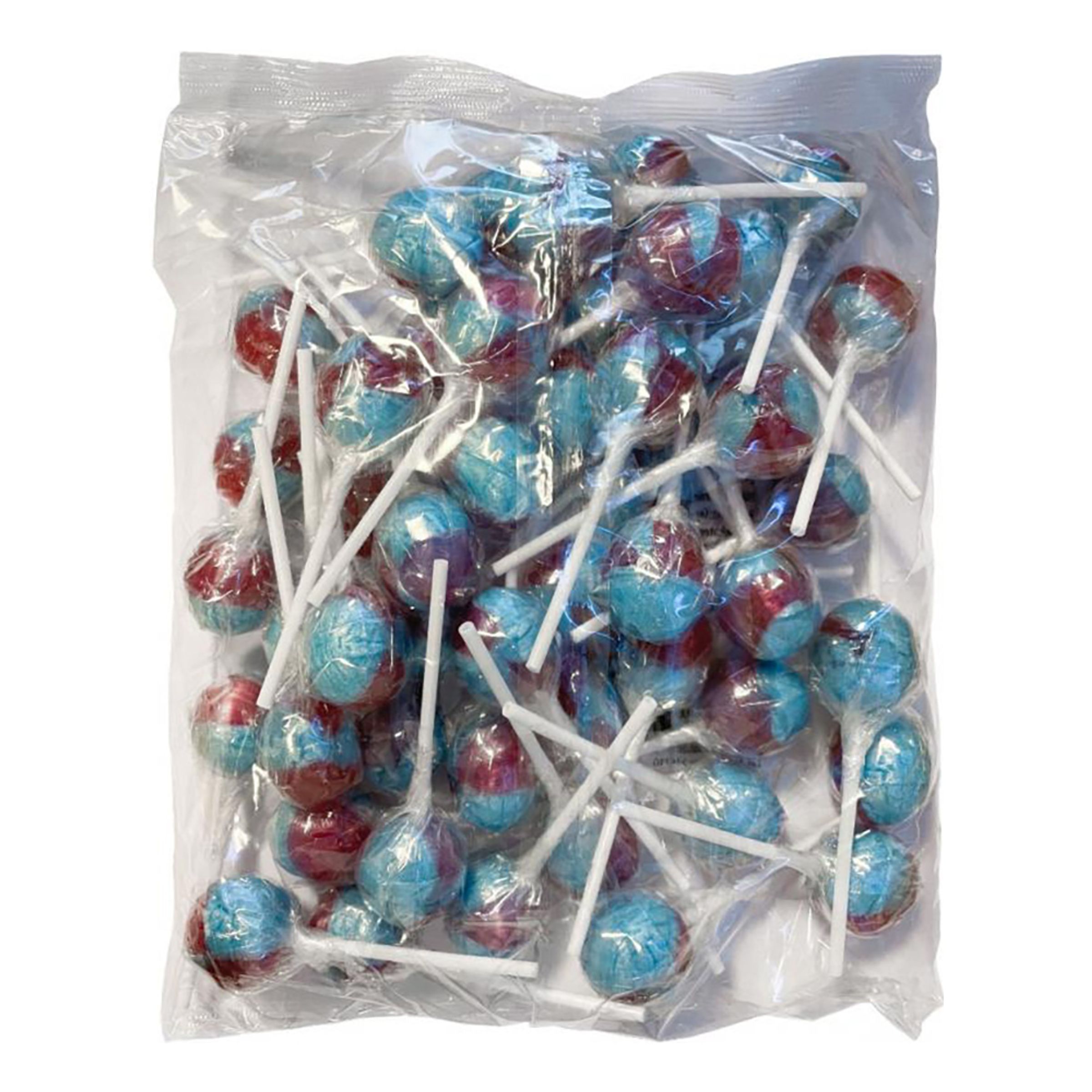 Candy Pop Fizzy Blå Slikkepinde - 860 gram