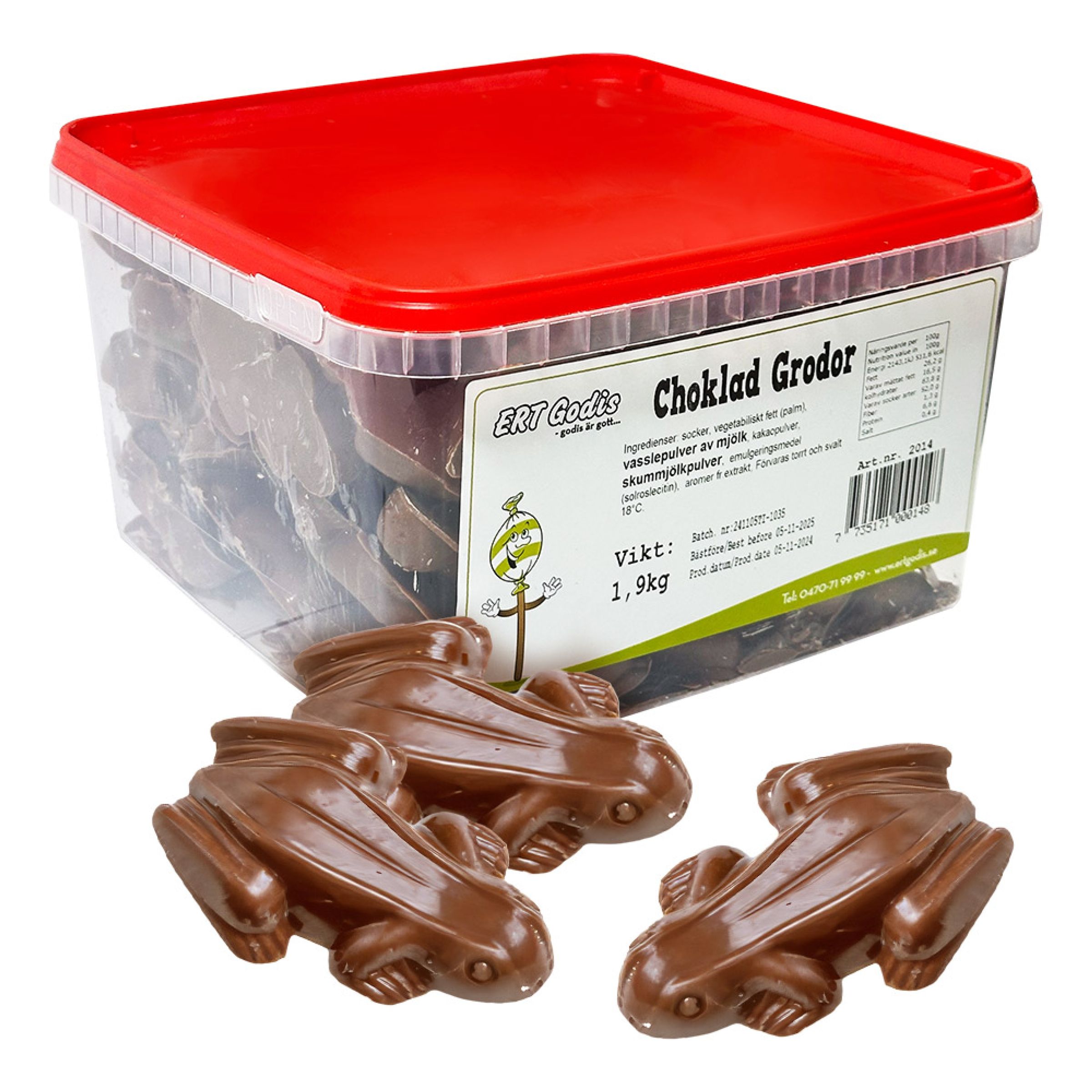 Chokoladefrø Økonomipakke - 1,9 kg