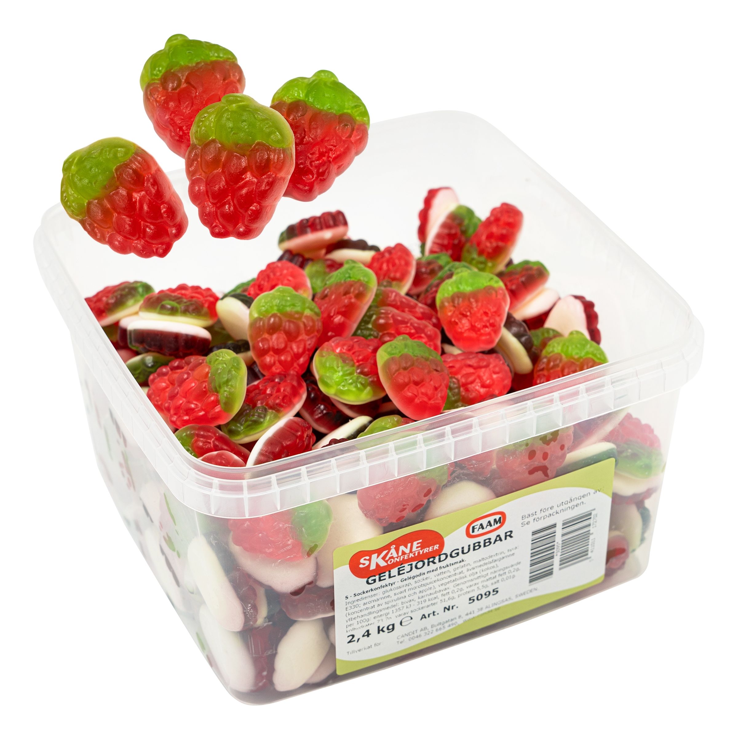Geléjordbær Økonomipakke - 2,4 kg