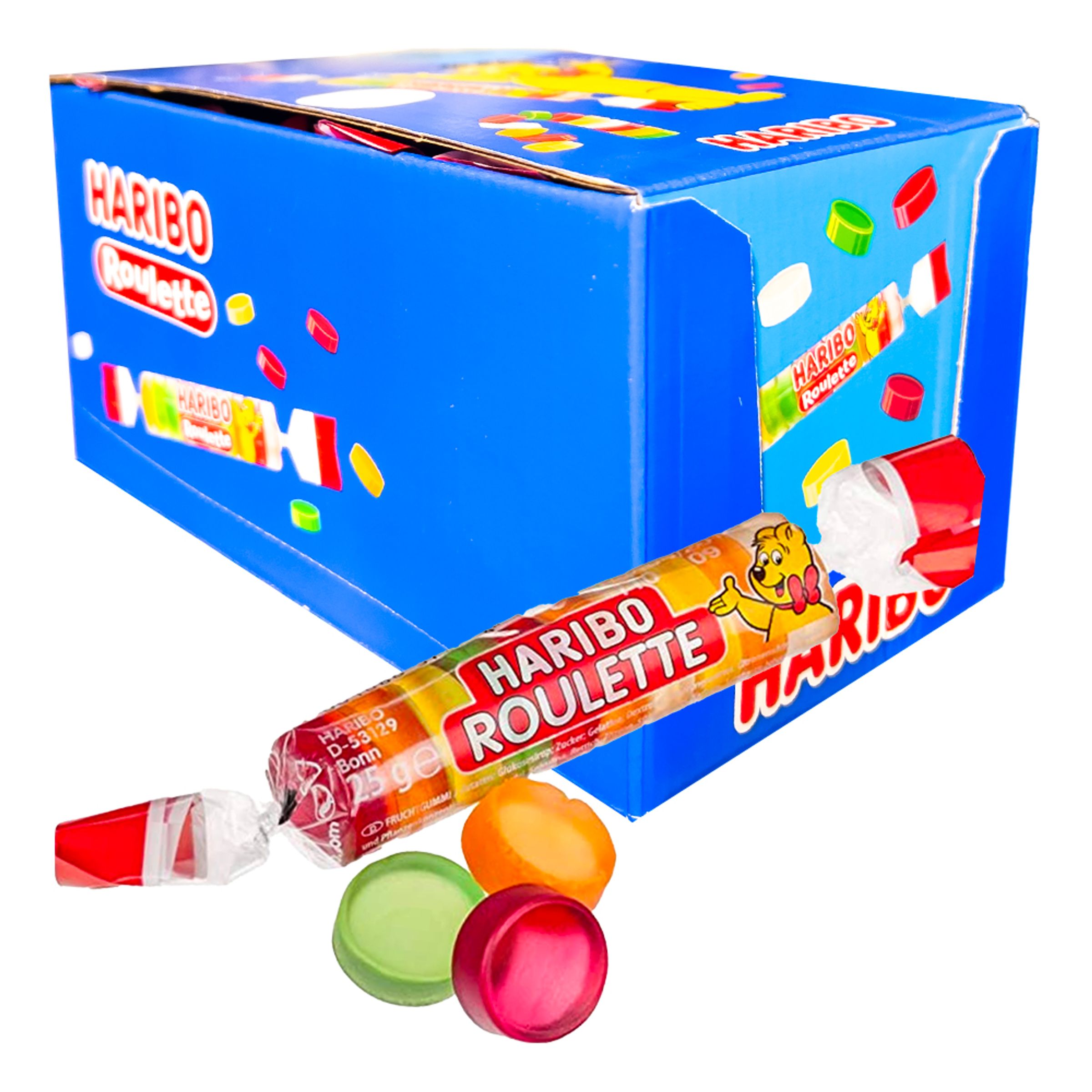 Haribo Roulette Fruit Økonomipakke - 1,25 kg