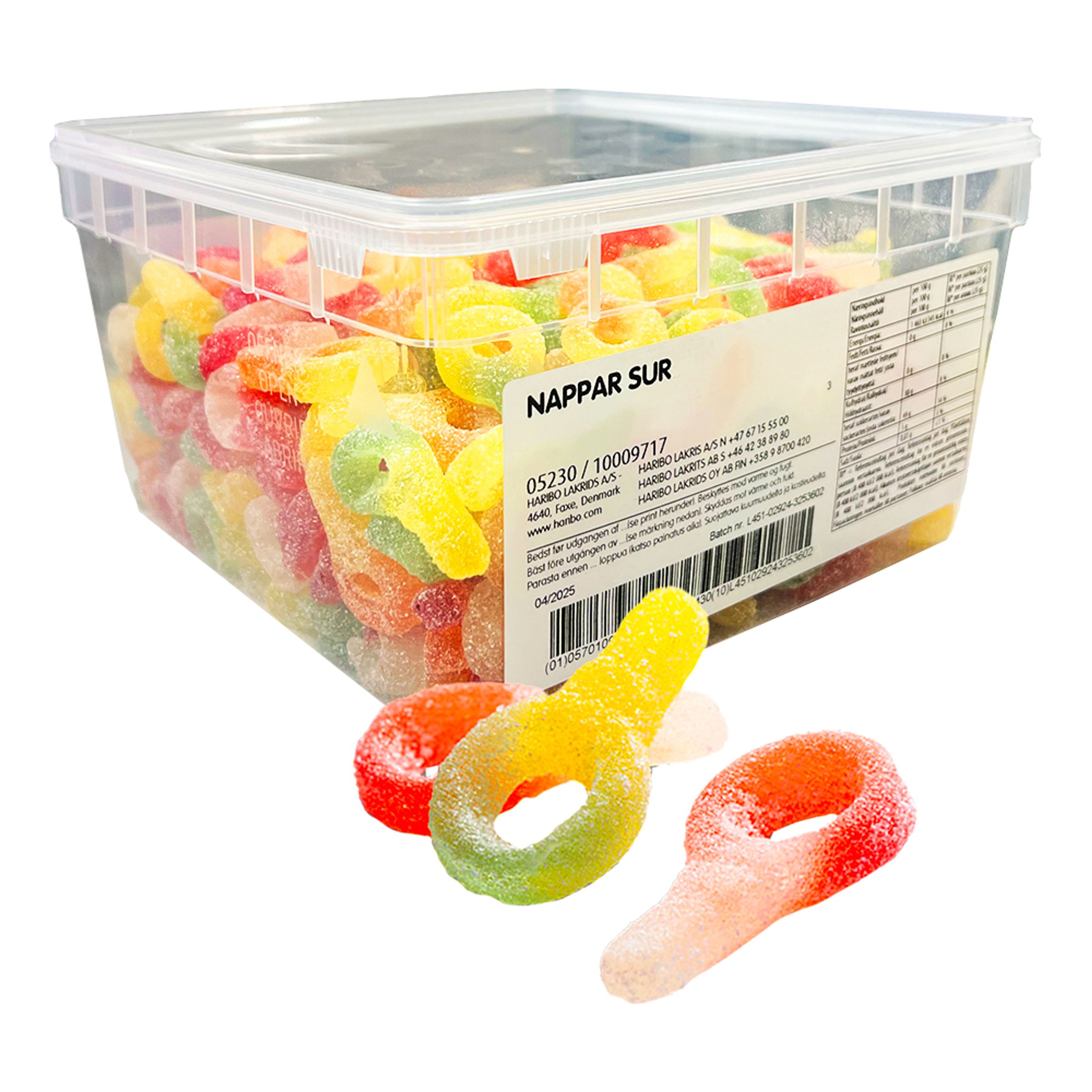 Haribo Sure Sutter Økonomipakke - 2 kg