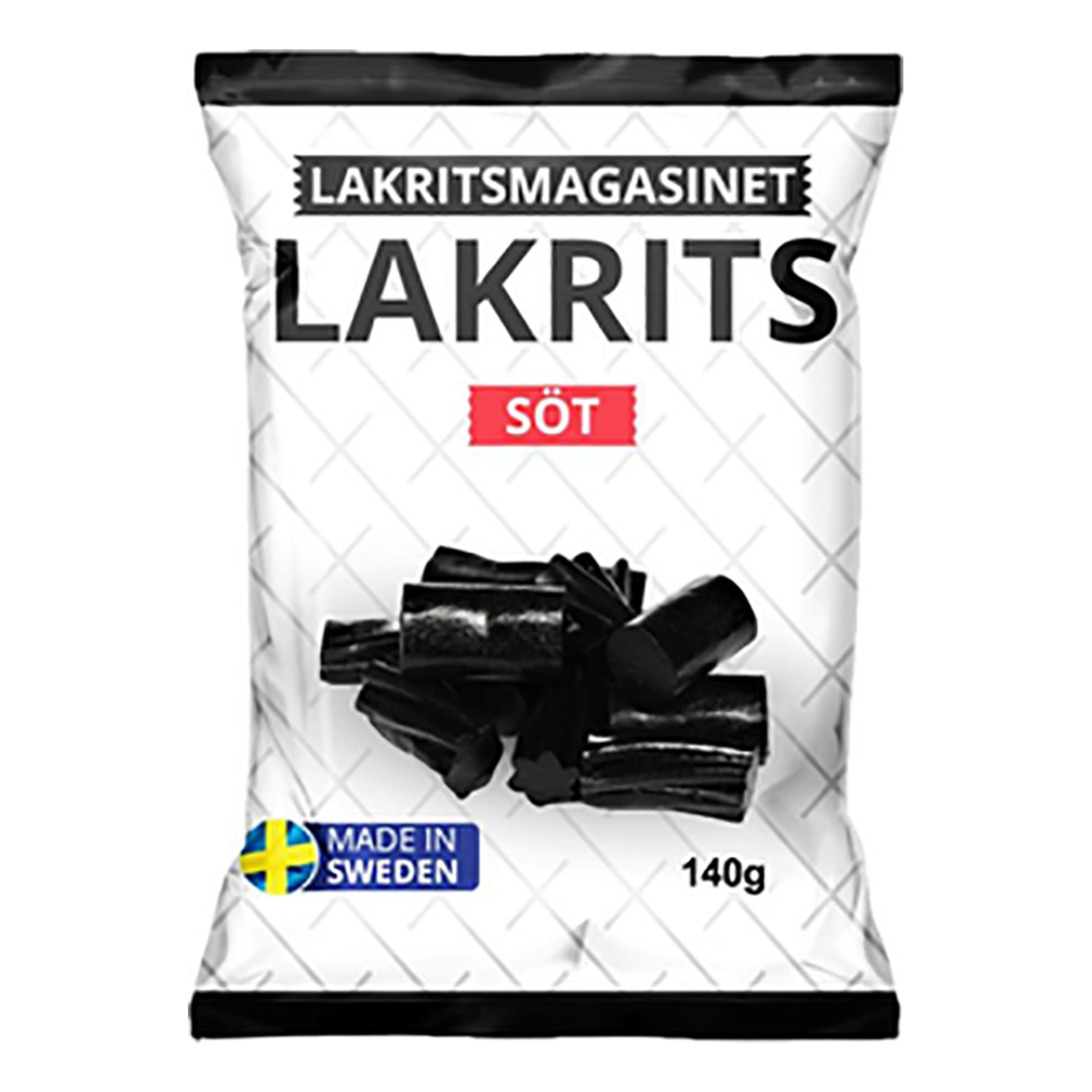 Lakritsmagasinet Sød Lakrids - 140 gram