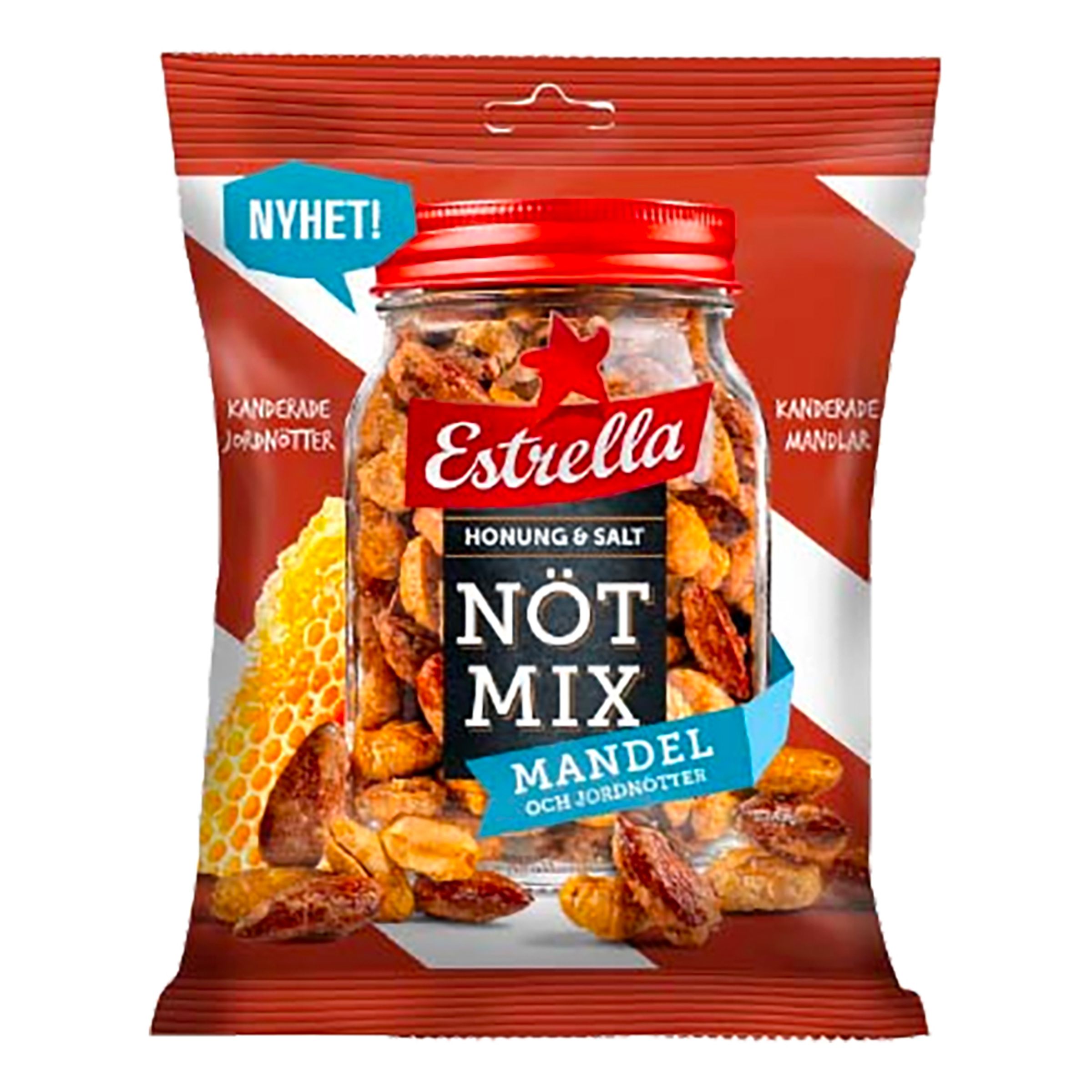 Estrella Nötmix Mandel Honning & Salt - 175 gram