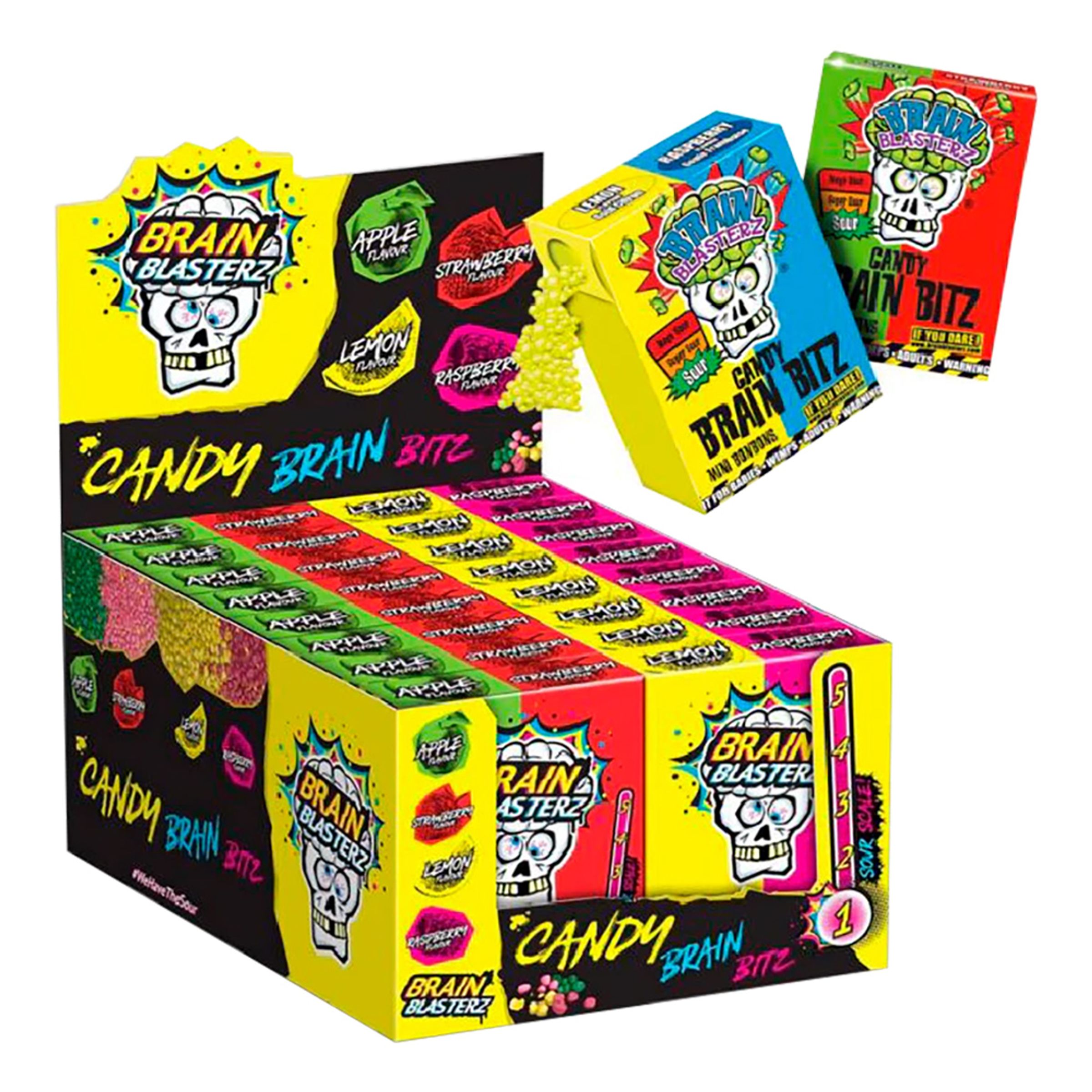 Brain Blasterz Brain Bitz Storpak - 16-pak