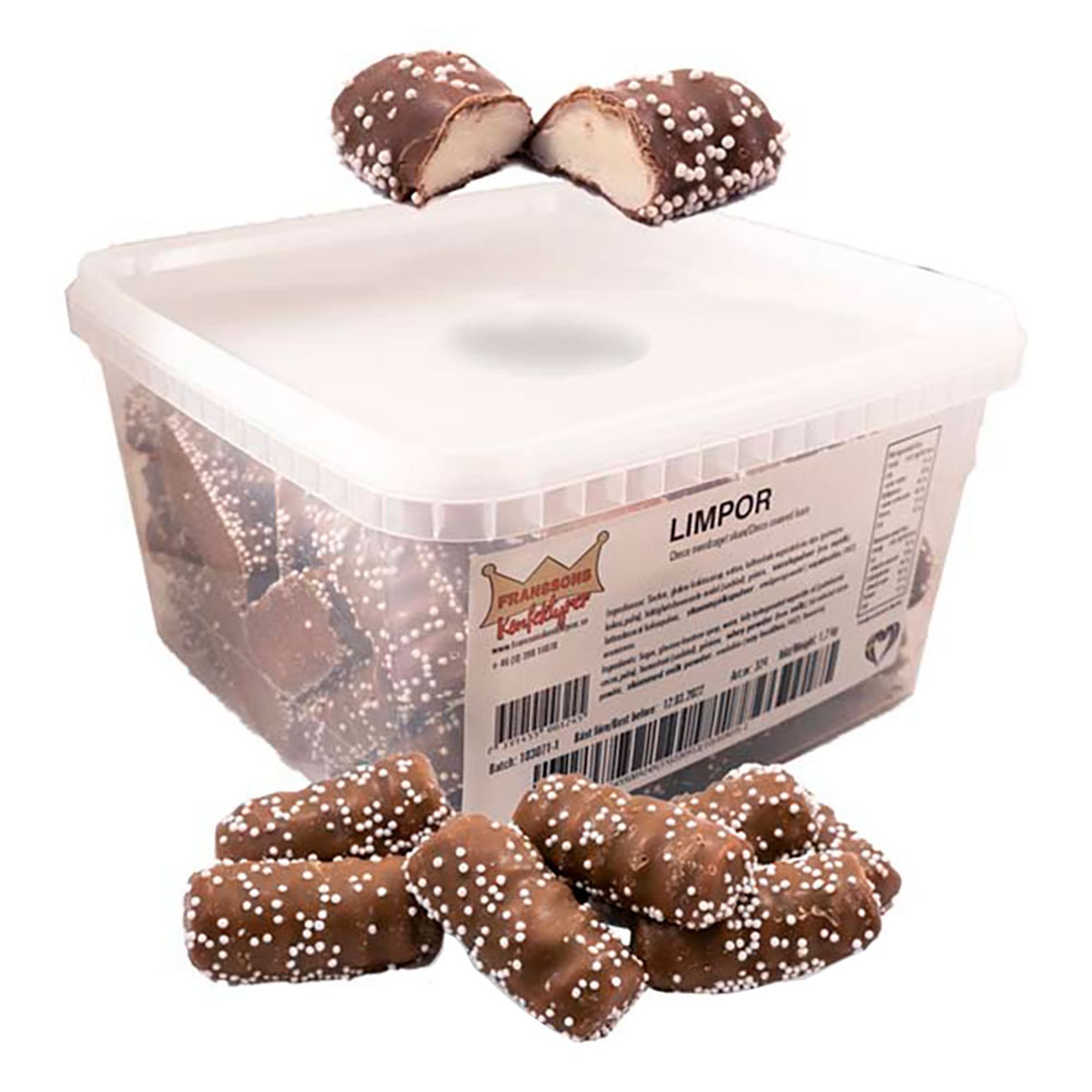 Chokoladelimpor Vaniljeskum Storpak - 1,2 kg