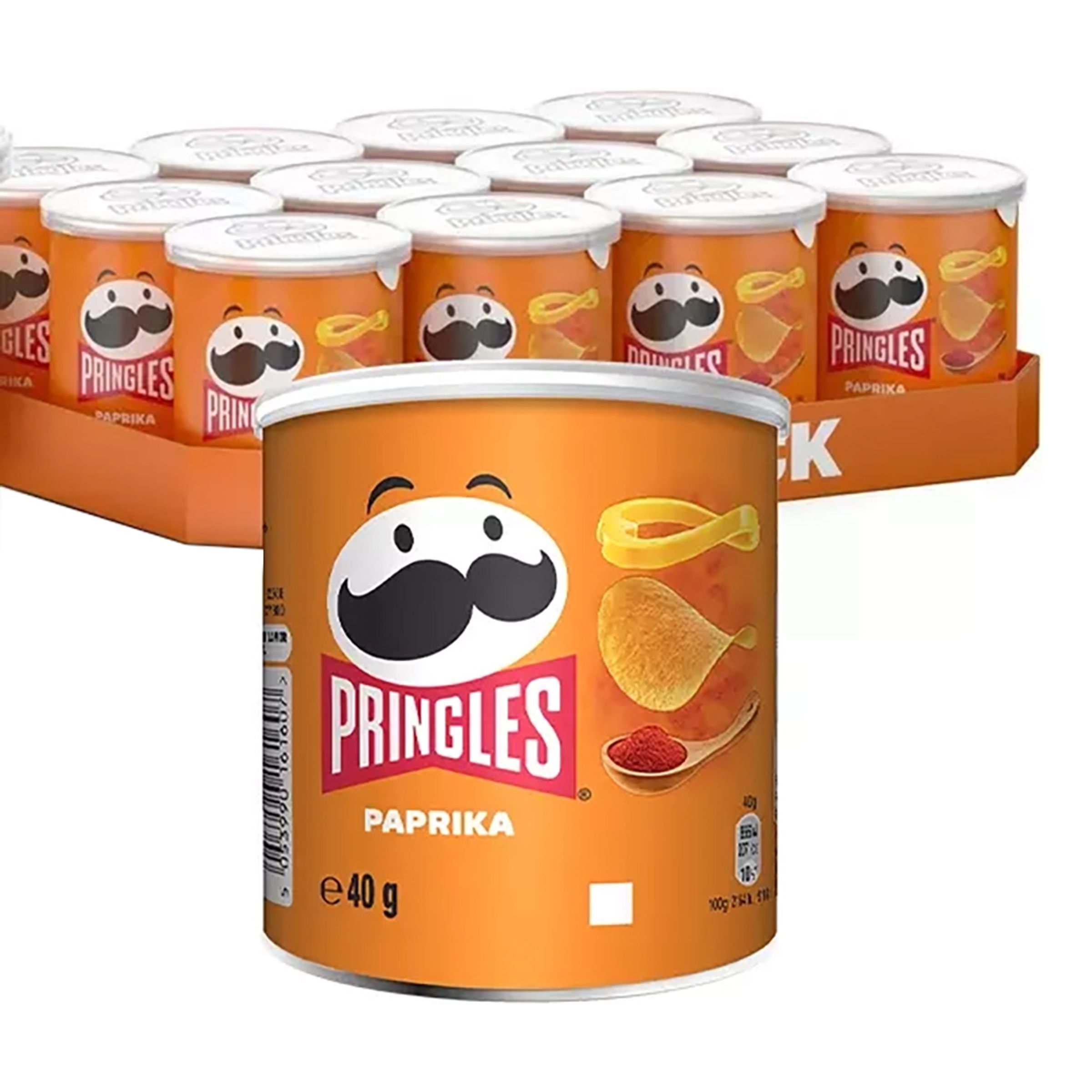 Pringles Sweet Paprika Mini Storpak - 12-stk