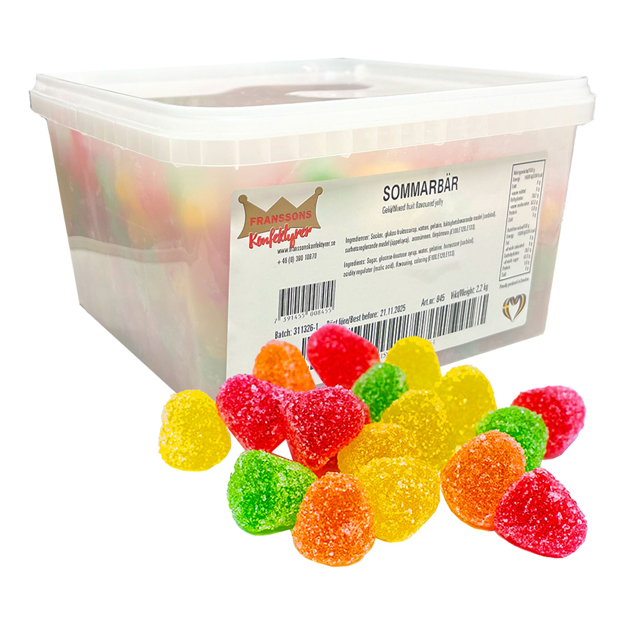 Sommerbær Økonomipakke - 2,2 kg