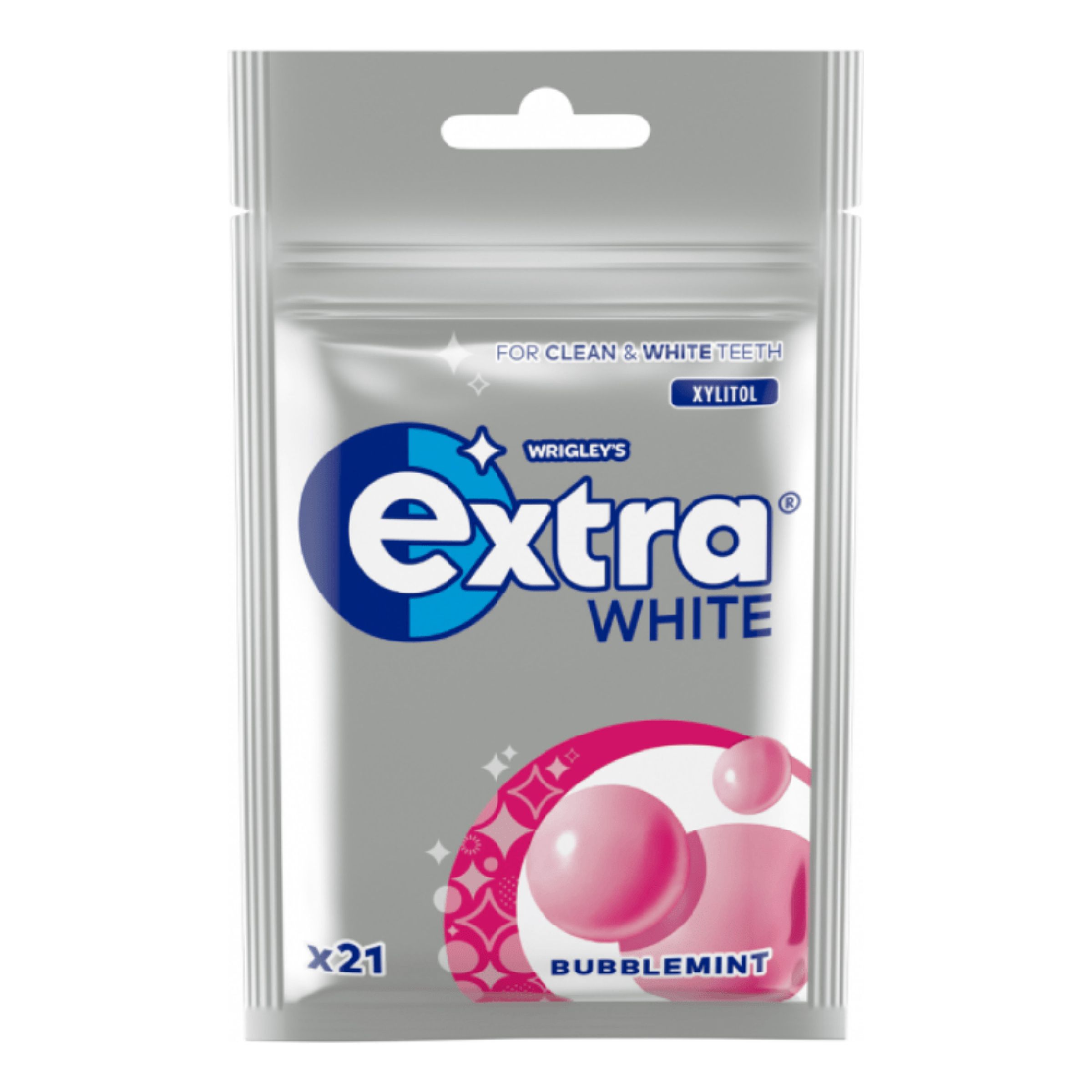 Extra White Bubblemint Tyggegummi - 29 gram