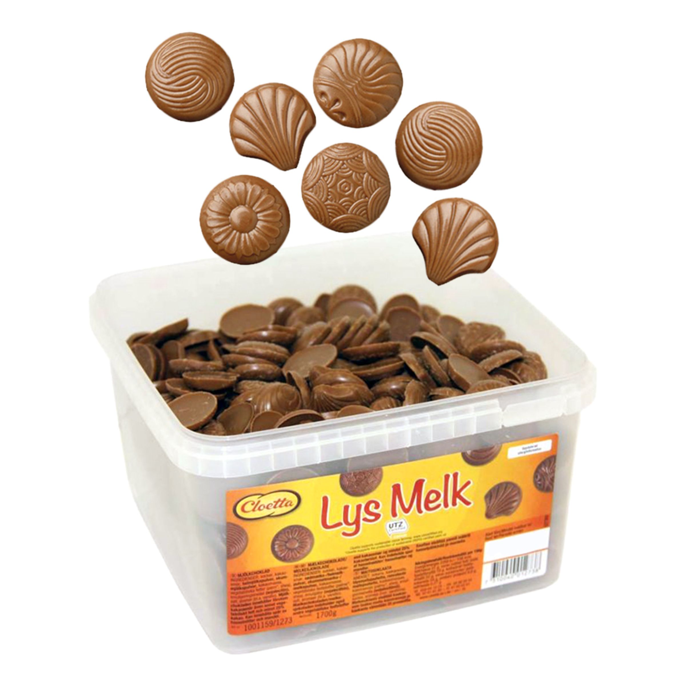 Cloetta Lys Melk Økonomipakke - 1,7 kg