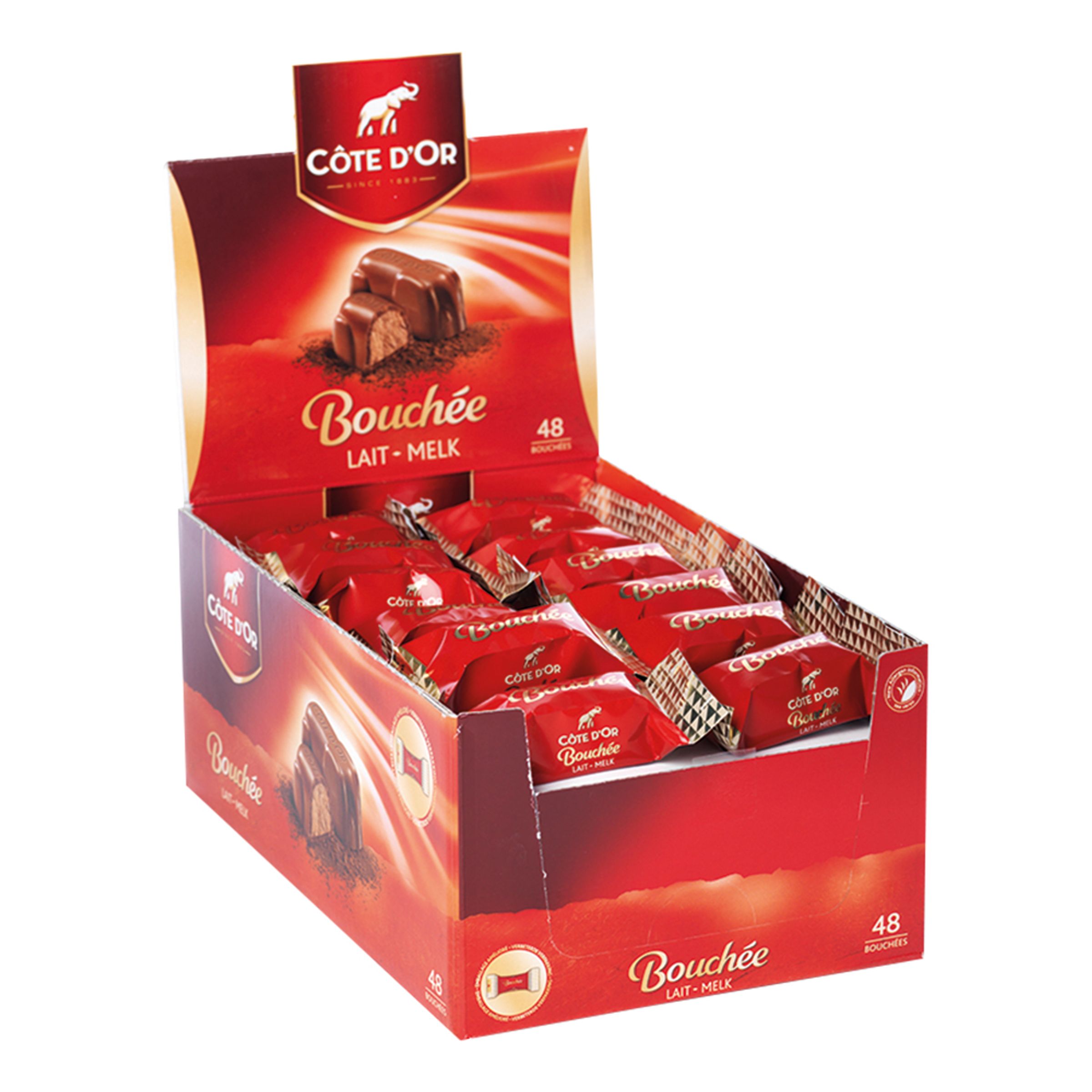 Bouchée Chokoladeelefanter Økonomipakke - 1,2 kg