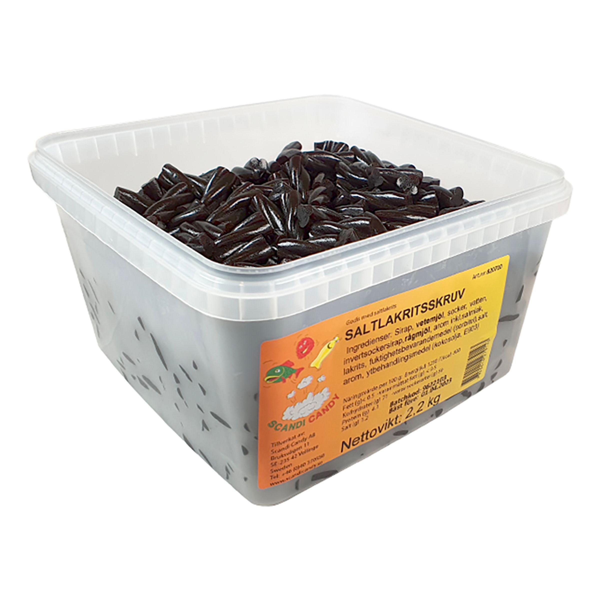 Salt Lakridsskruer Økonomipakke - 2,2 kg