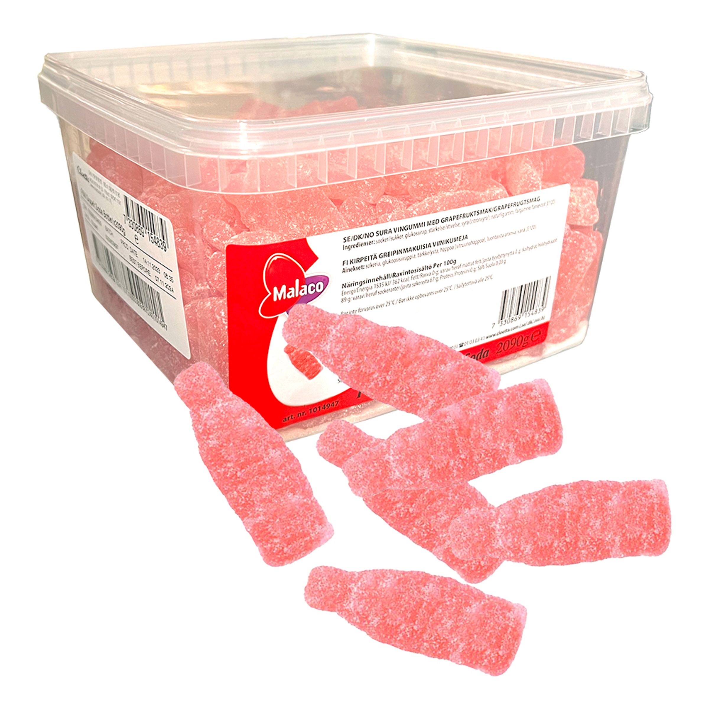 Grapefrugt Soda Flaske Økonomipakke - 2,09 kg