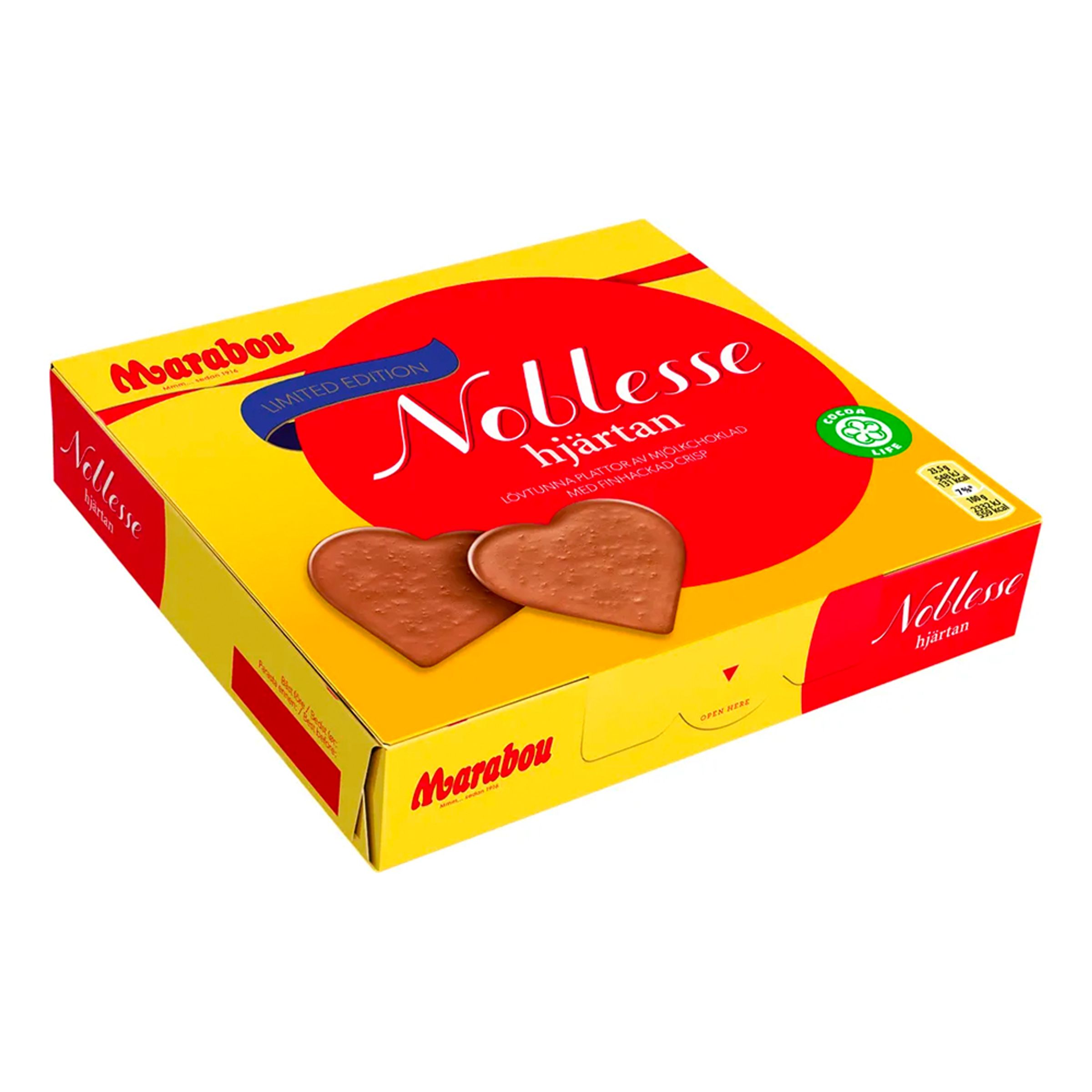 Noblesse Hjerter Æske - 130 gram