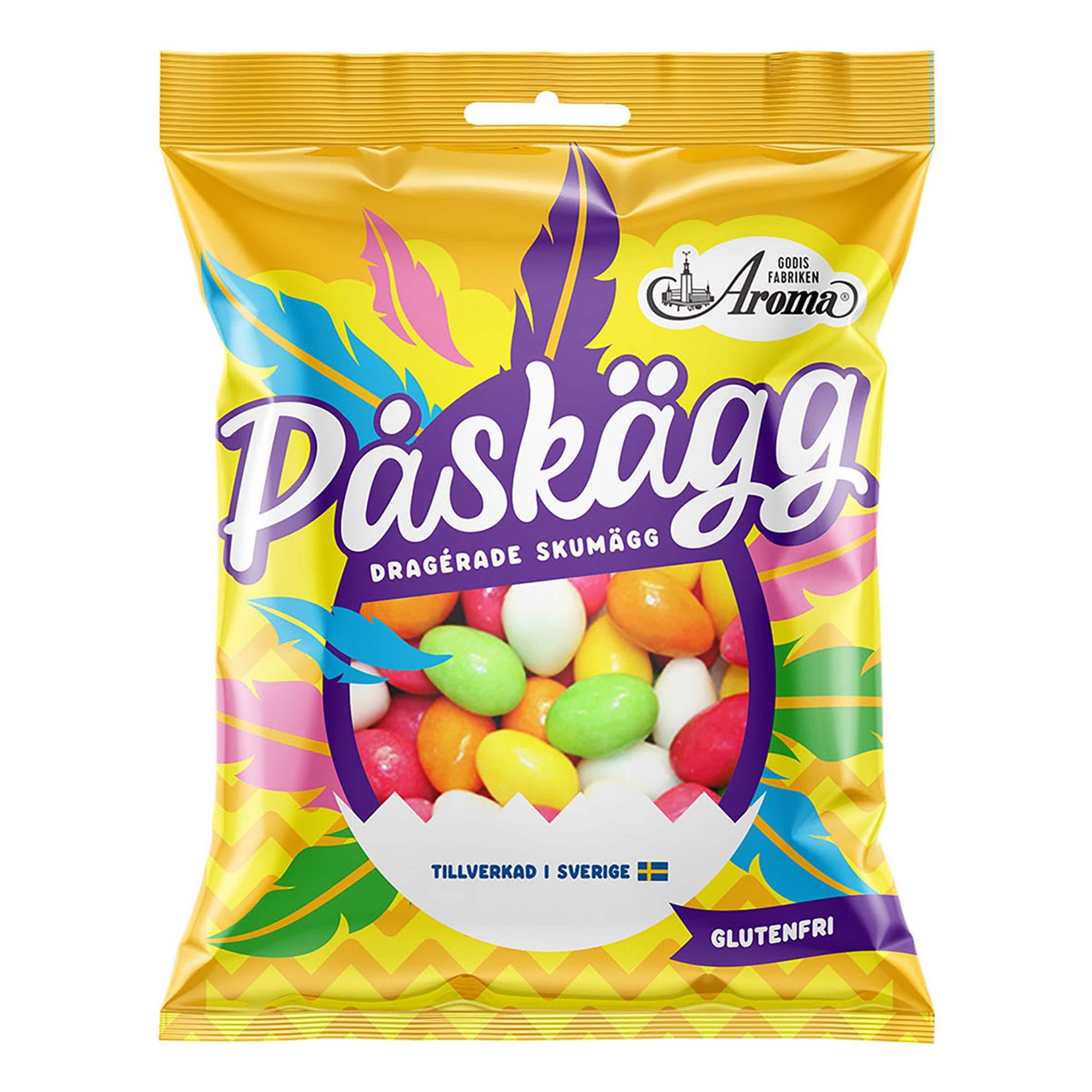 Overtrukne Skumæg Slikpose - 130 gram