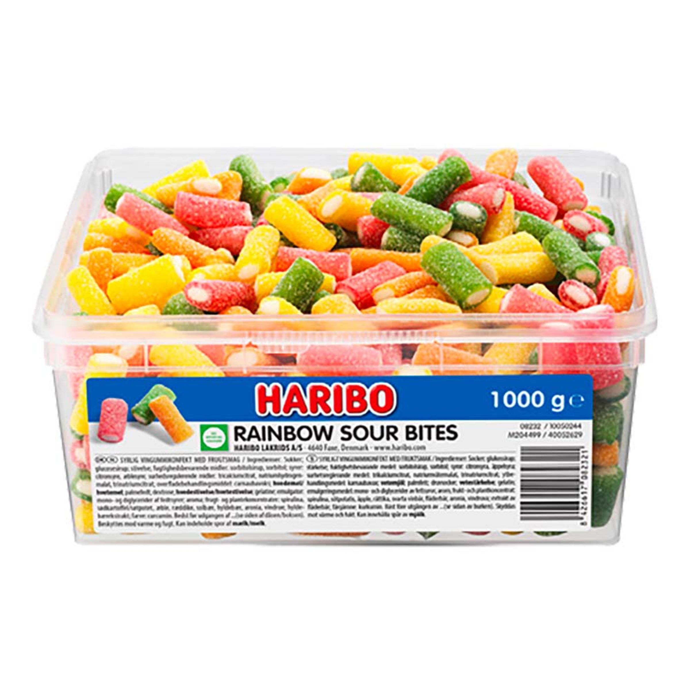 Haribo Rainbow Sour Bites Økonomipakke - 1 kg
