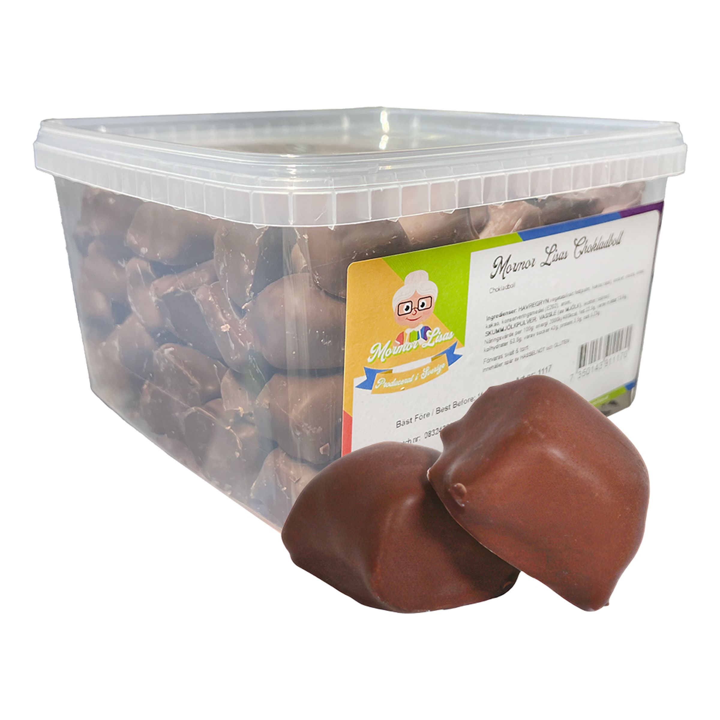 Mormor Lisas Chokoladekugler Økonomipakke - 2 kg