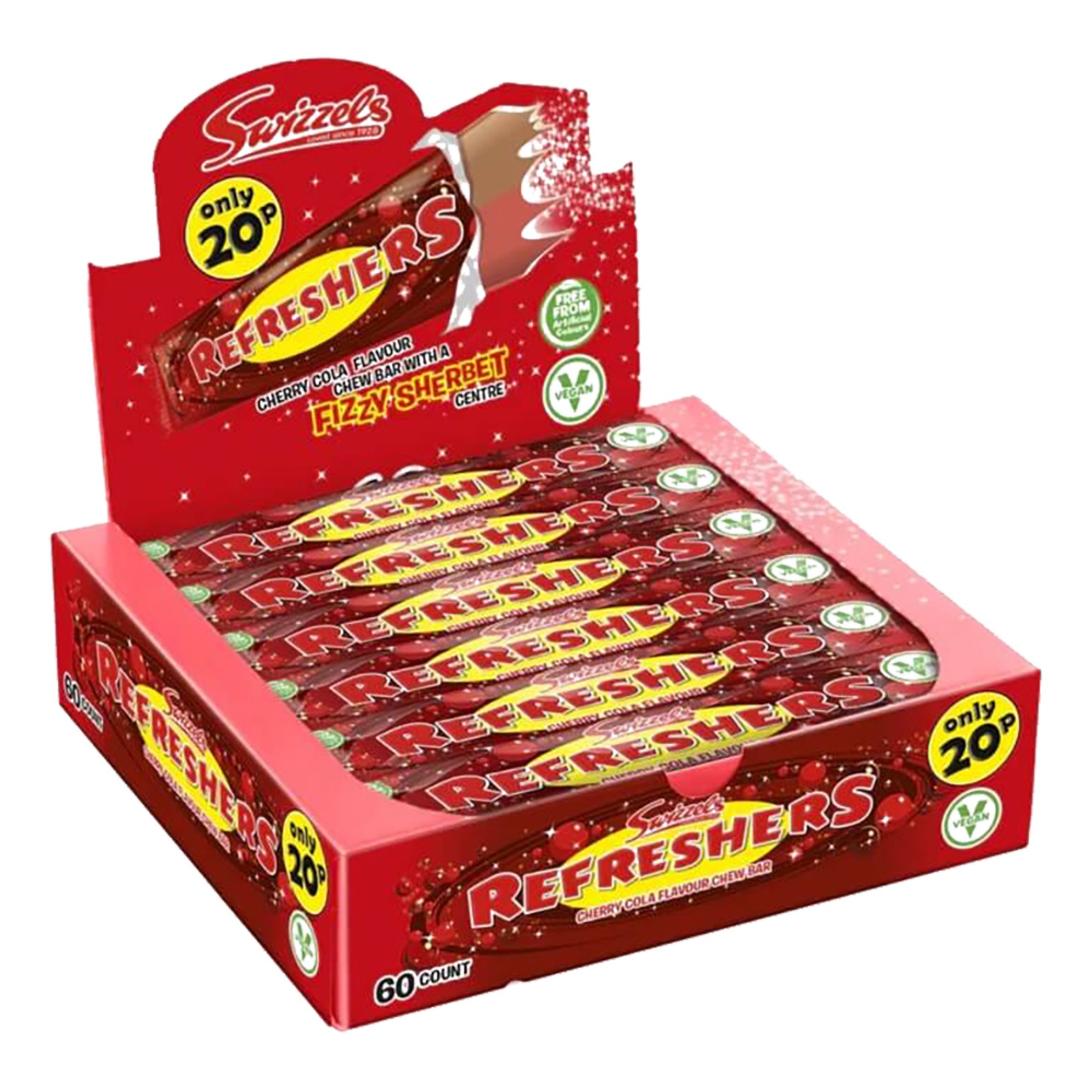 Refreshers Cherry Cola Økonomipakke - 60-pak