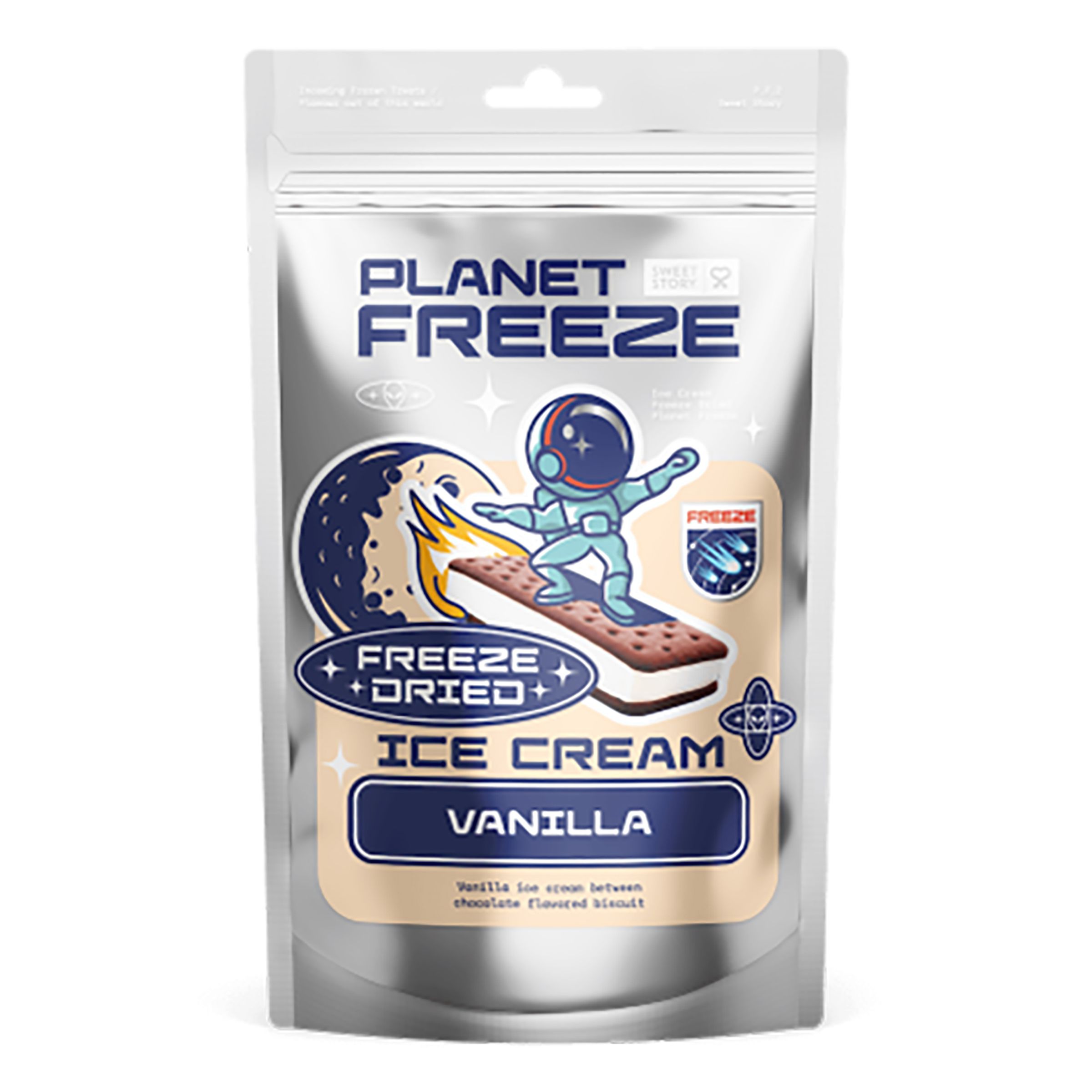 Planet Freeze Vanilje - 40 gram